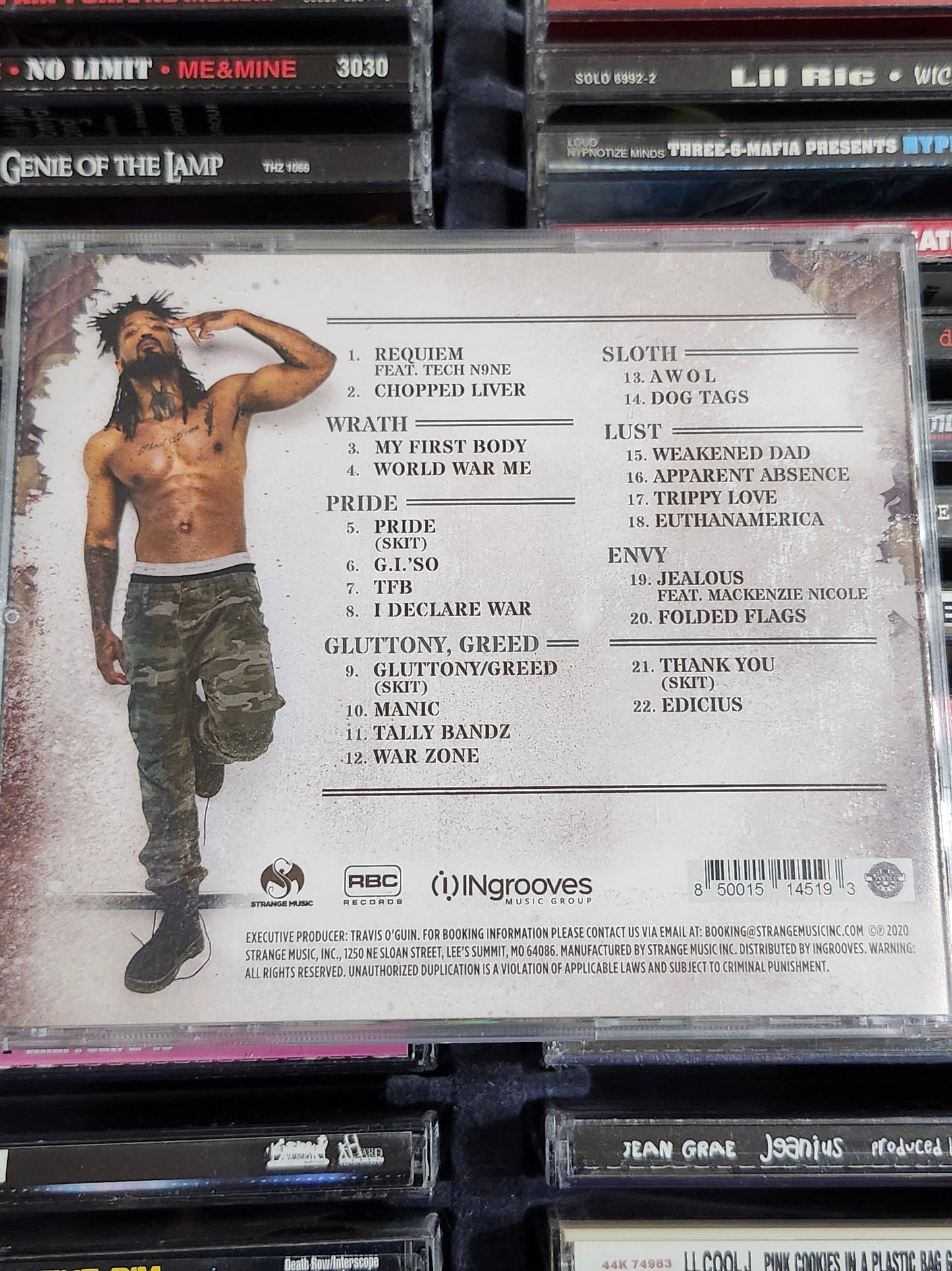 King Iso - World War Me CD Signed Strange Music