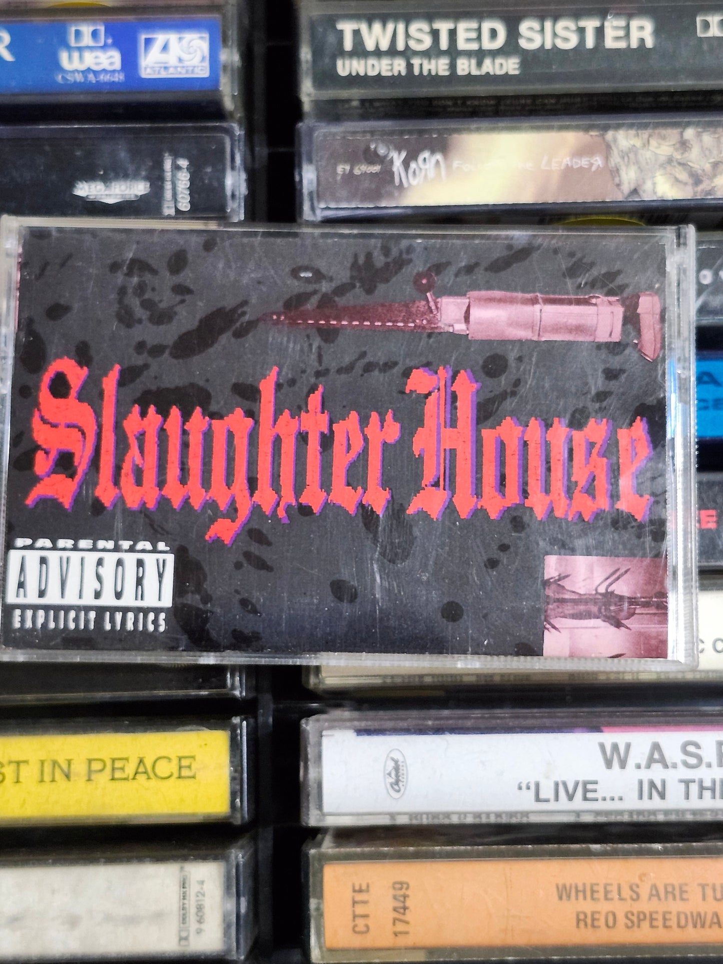 Slaughter House Cassette Tape Metal Blade Slaughterhouse