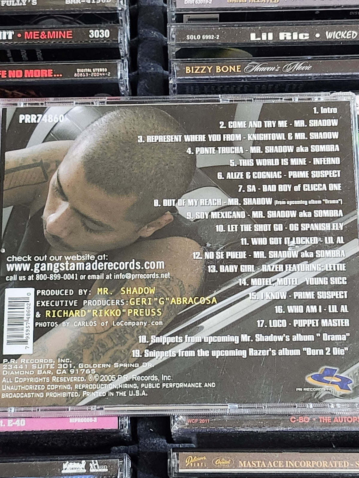 Mr Shadow One Mind Any Weapon CD Rare HTF OOP