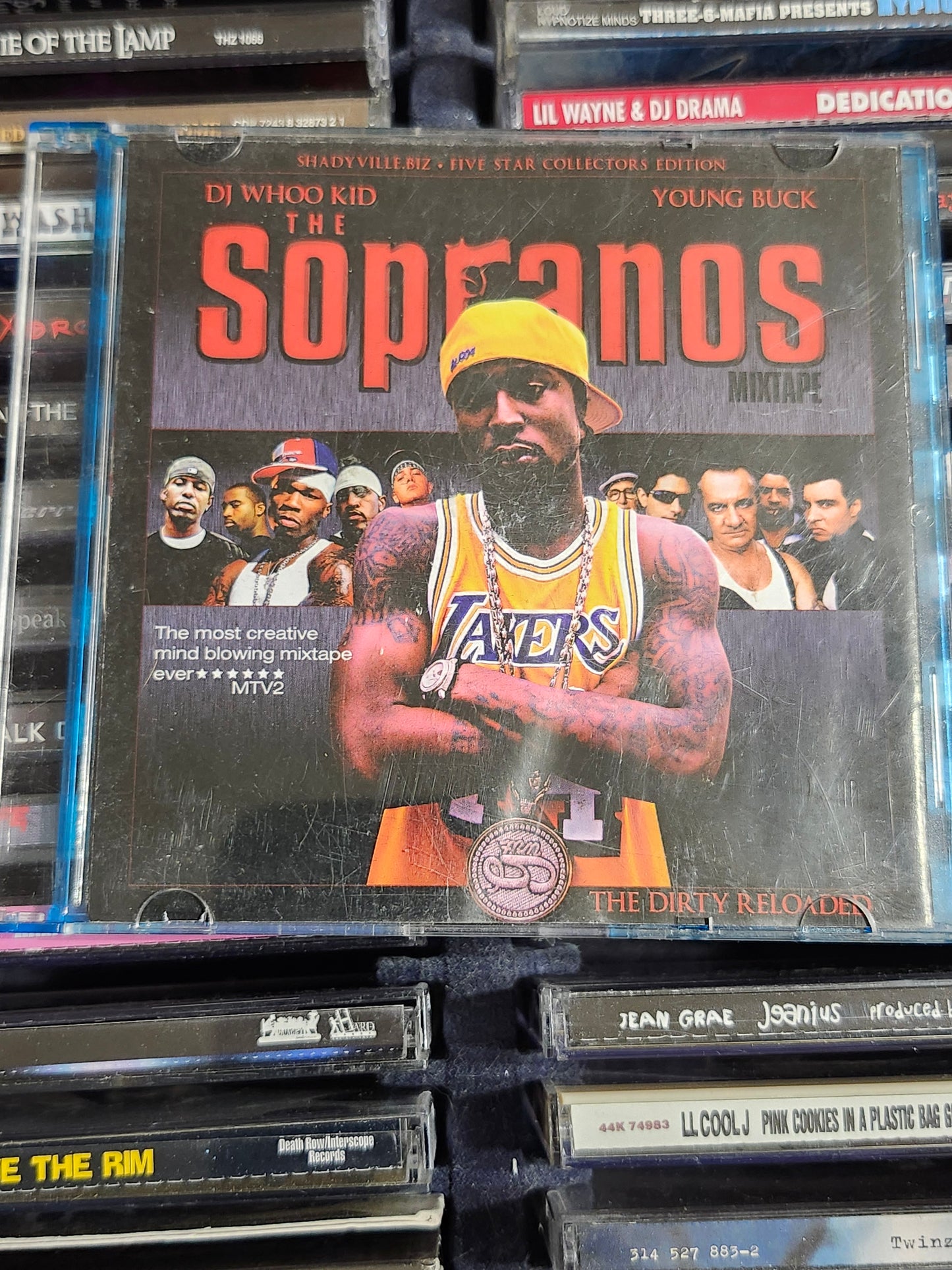 DJ Whoo Kid Young Buck The Sopranos Mixtape 50 Cent Lloyd Banks Rare CD G-Unit