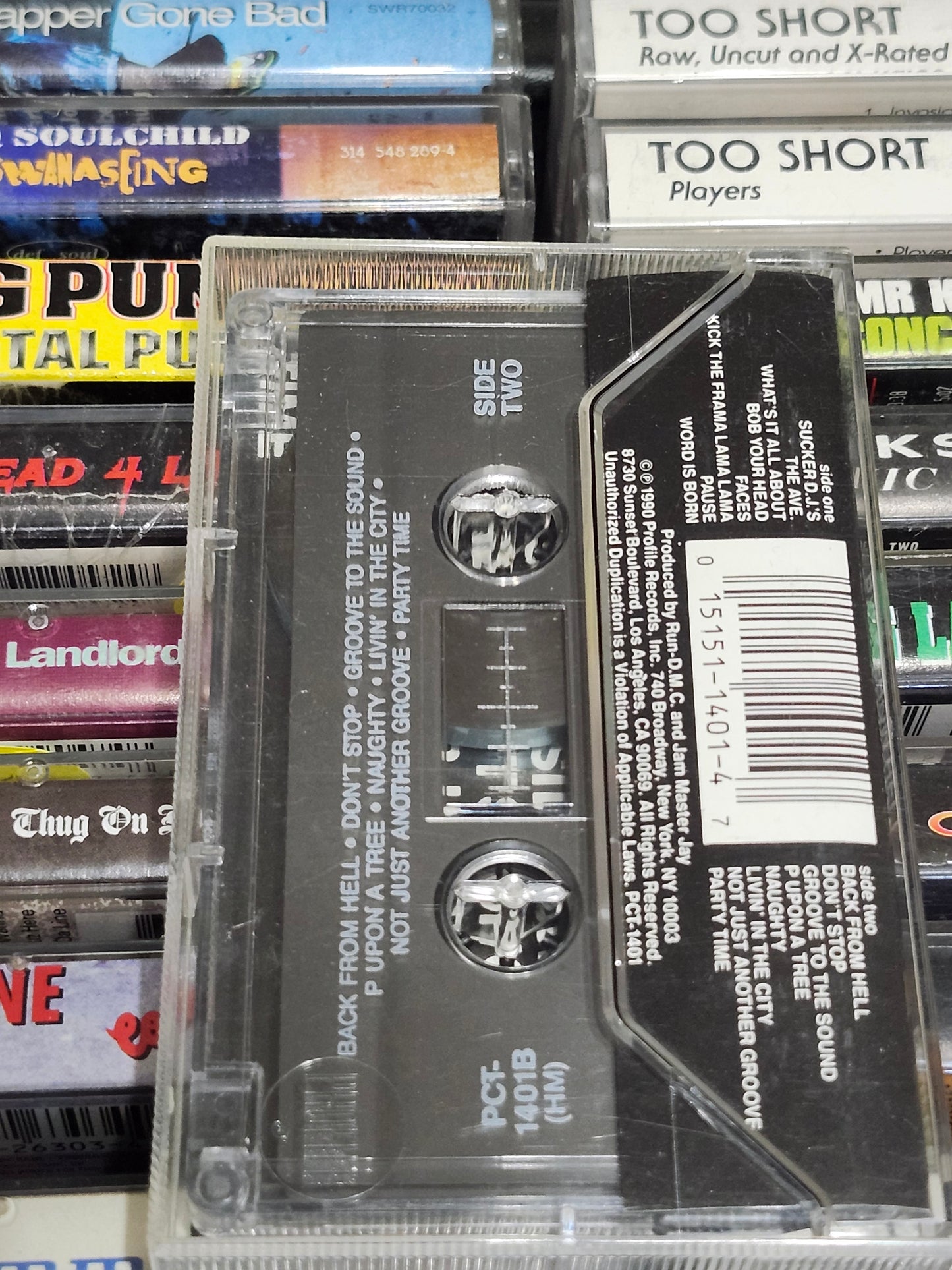 Run DMC Back From Hell Cassette Tape