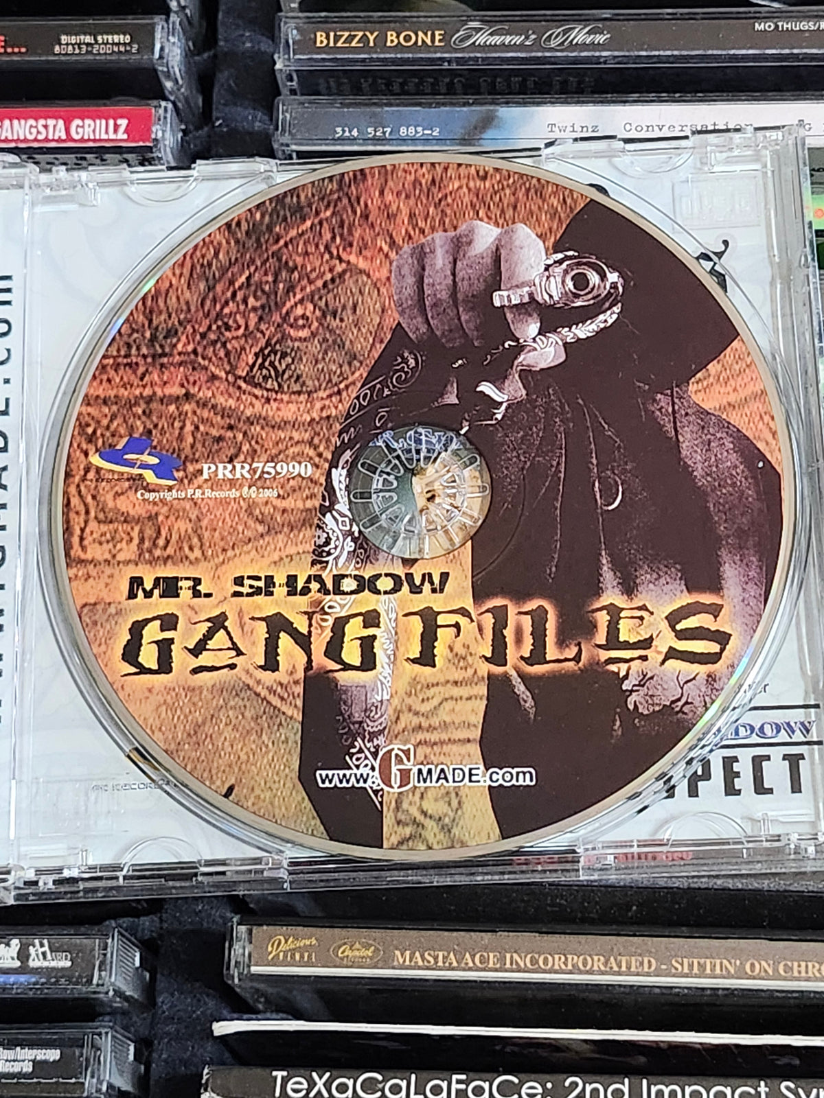 Mr. Shadow - Gang Files CD Rare HTF OOP Chicano San Diego