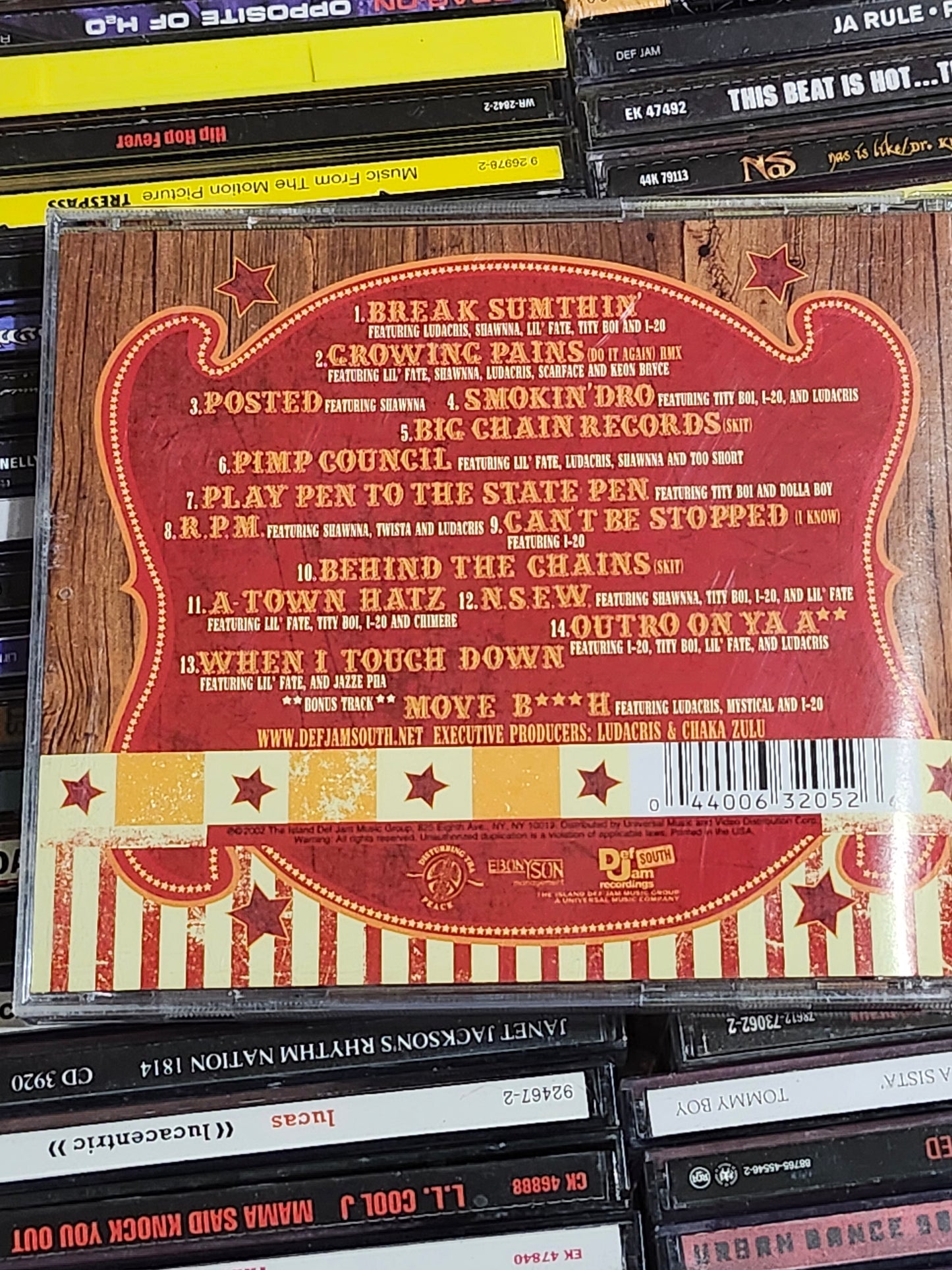 Ludacris Disturbing tha Peace Golden Grain CD Titty Boi Too Short Twista 2chainz