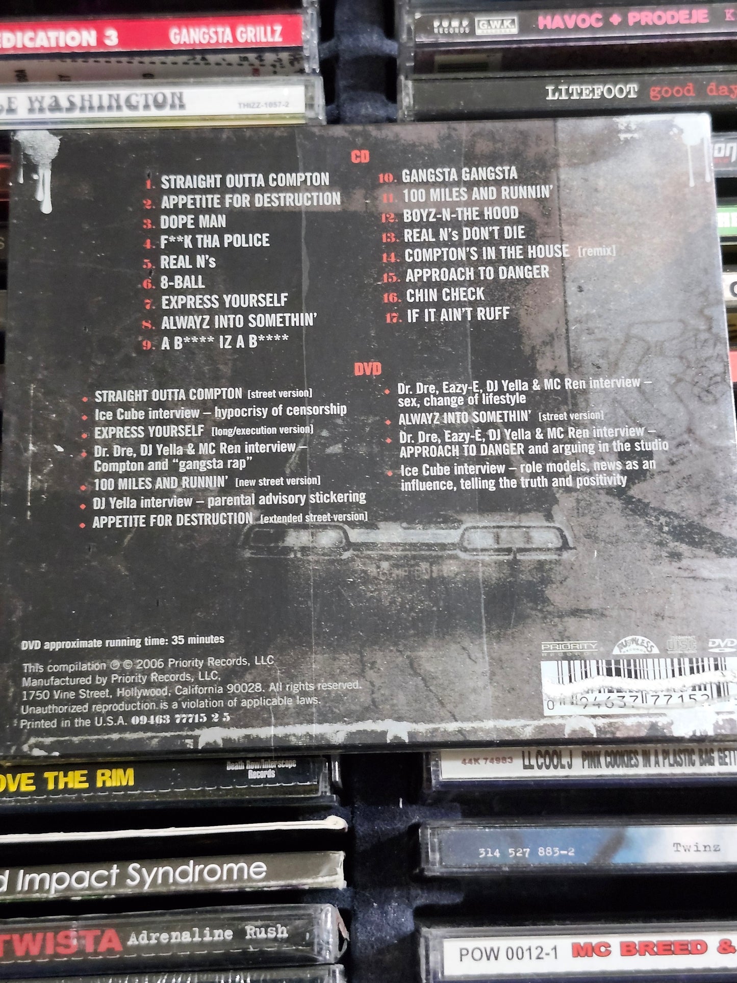NWA Best Of 20th Anniversary Edition CD New
