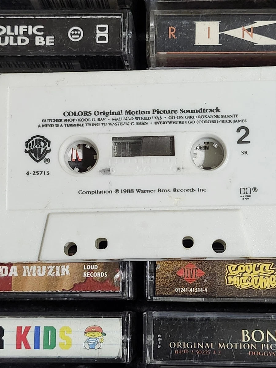 Colors Soundtrack Cassette Tape Rick James MC Shan Kool G Rap