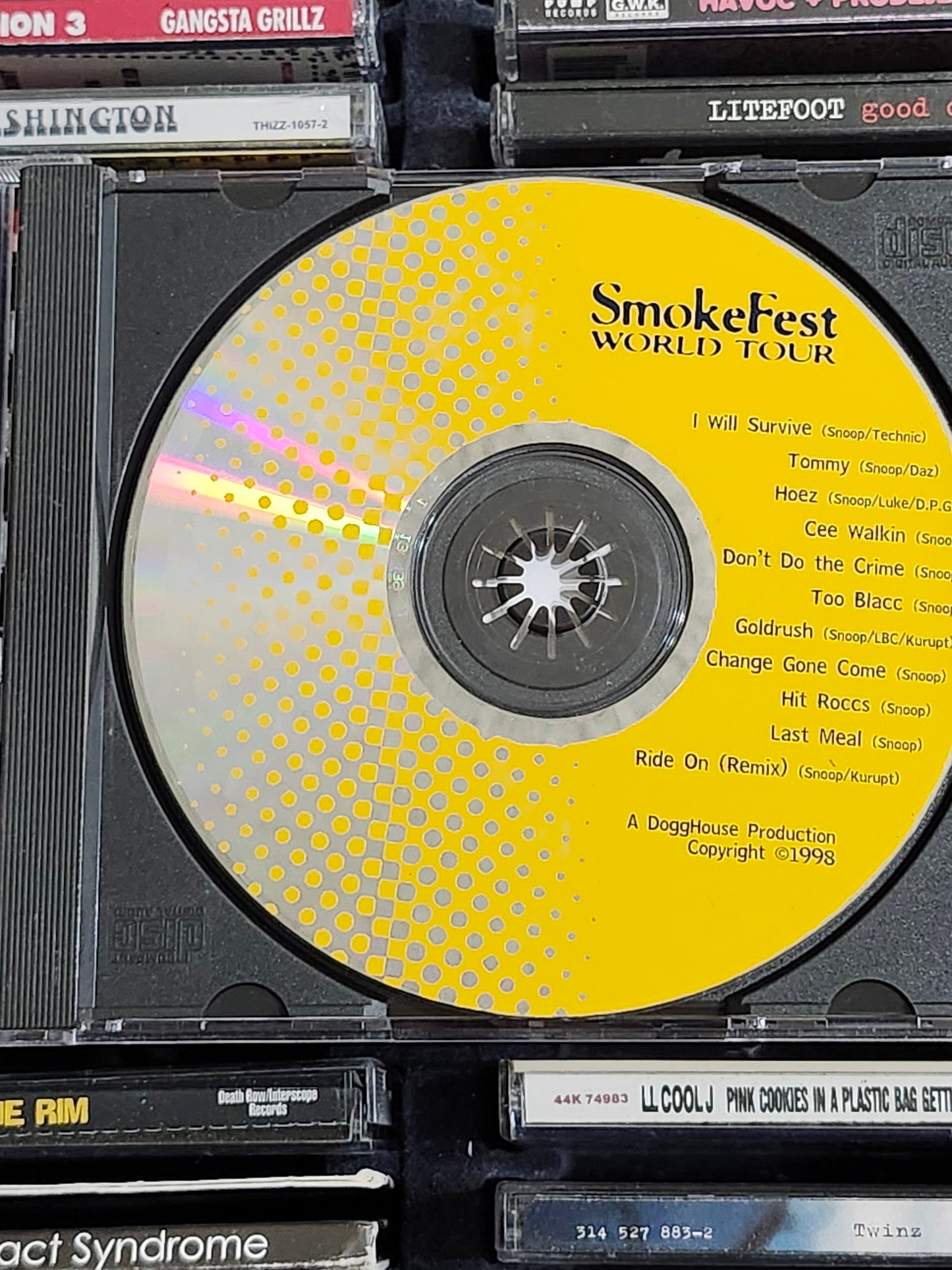 Snoop Doggy Dogg - Smokefest World Tour CD Death Row Rare HTF OOP