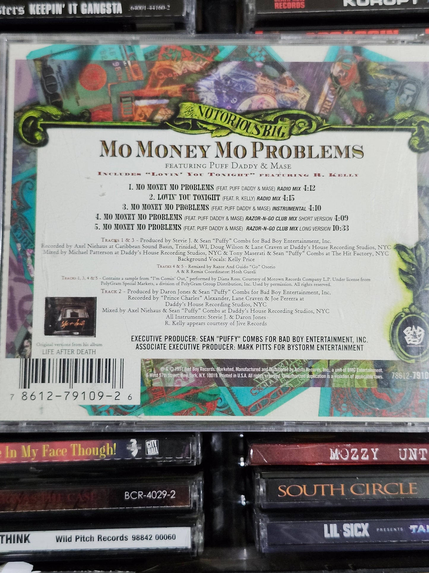 Notorious B.I.G. Mo Money Mo Problems Single CD R Kelly Ma$e Puff Daddy