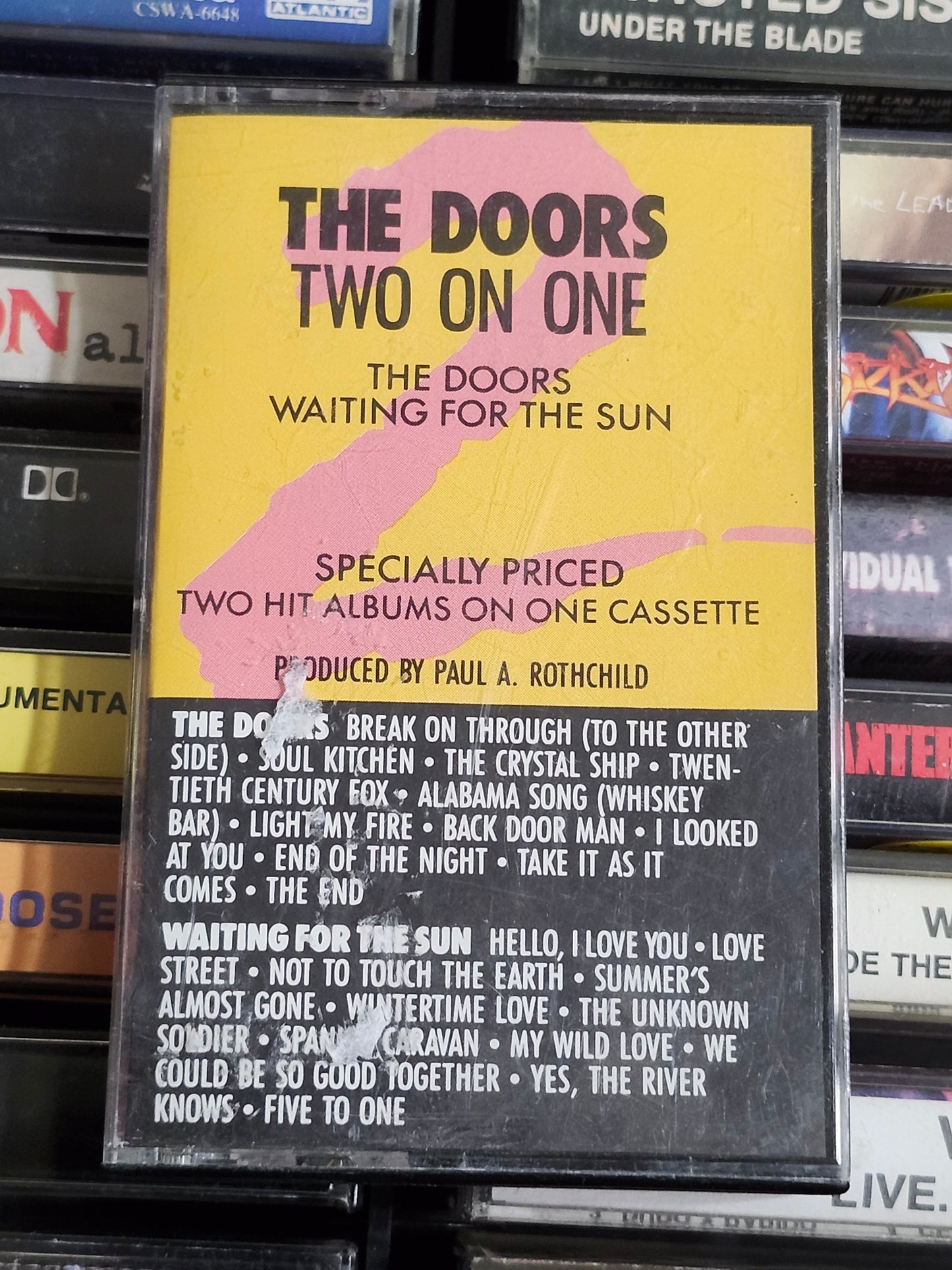 The Doors Two On One Cassette Tapes -  The Doors and Waiting for the Sun