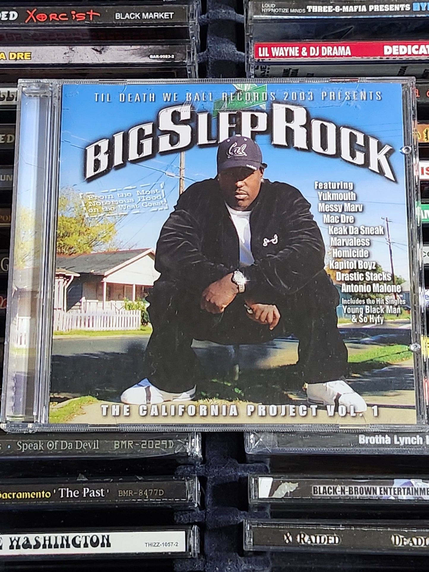 Big Slep Rock California Project CD Mac Dre Messy Marv Yukmouth Marvaless Rare