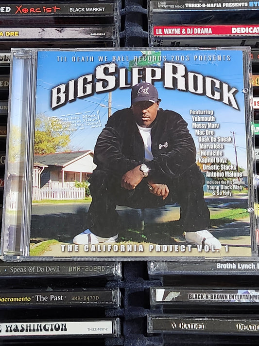 Big Slep Rock California Project CD Mac Dre Messy Marv Yukmouth Marvaless Rare
