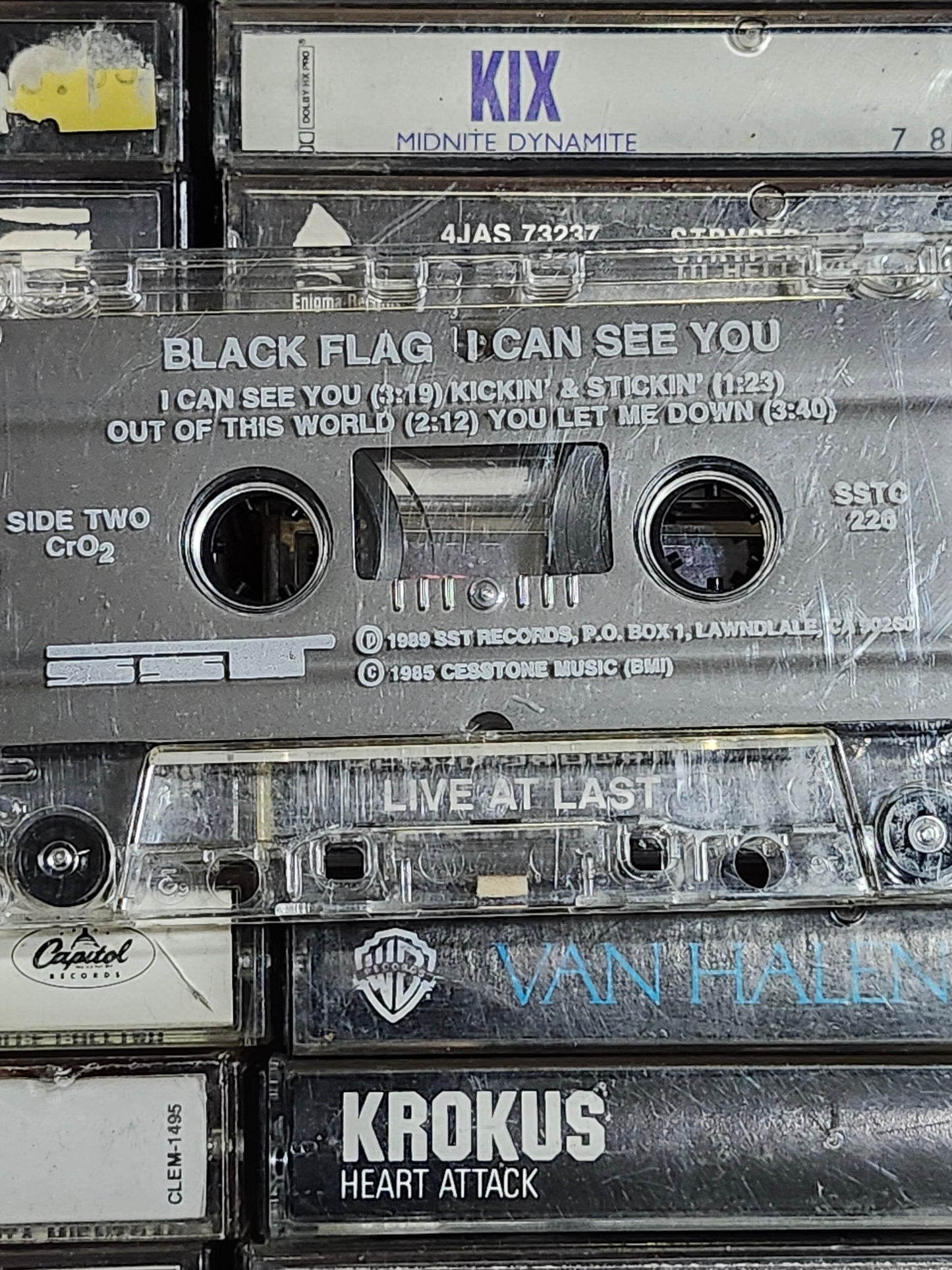 Black Flag Cassette Tape Rare OOP HTF