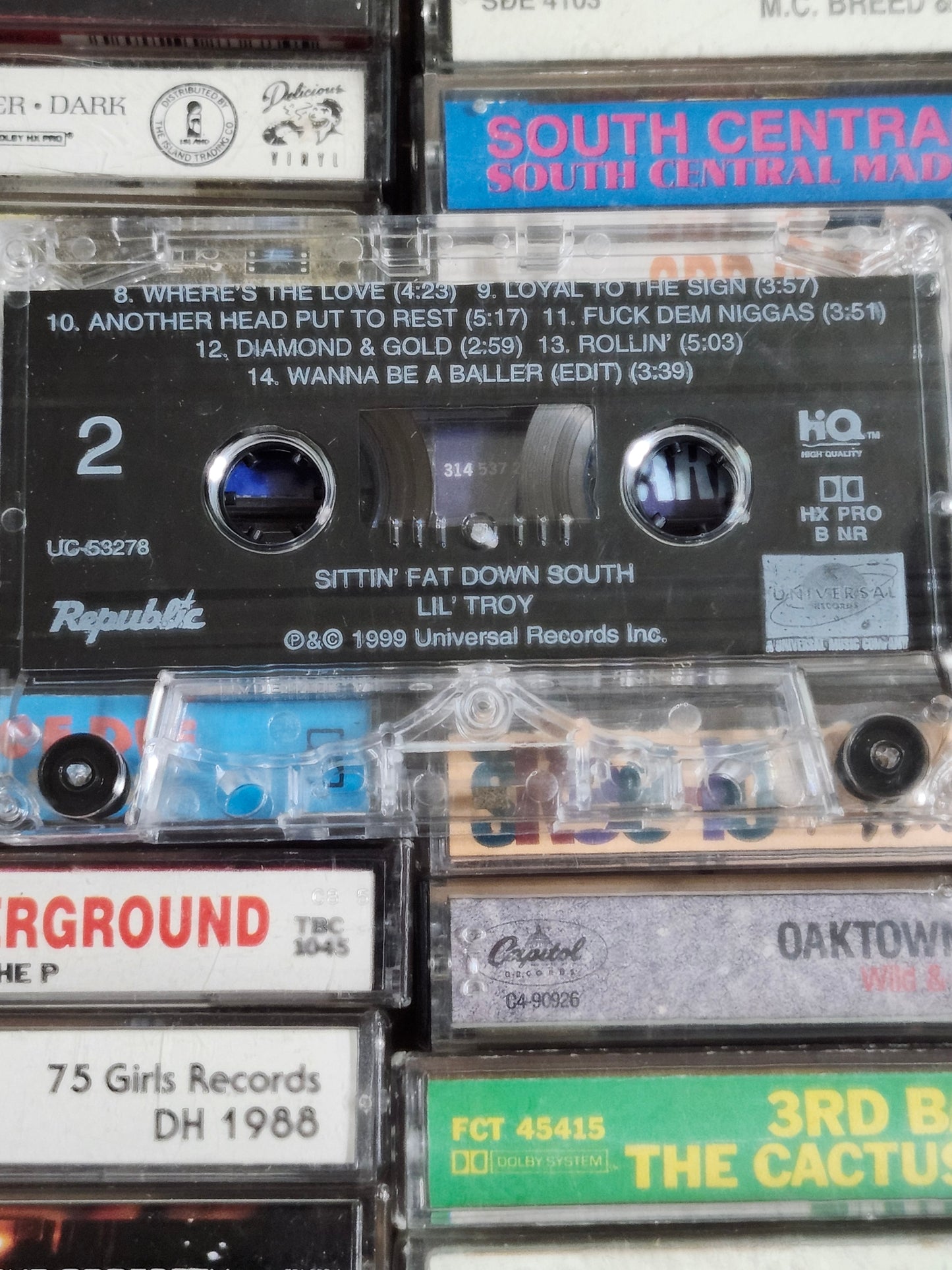 Lil’ Troy - Sittin’ Fat  Down South Cassette Tape