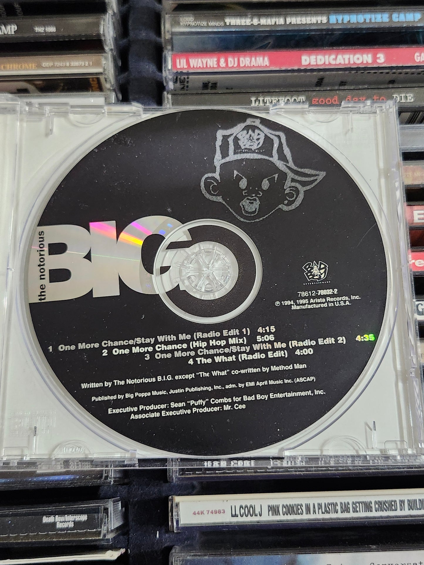 112 Only You Remix CD Single Notorious B.I.G Mase BIG Biggie Bad Boy Ma$e