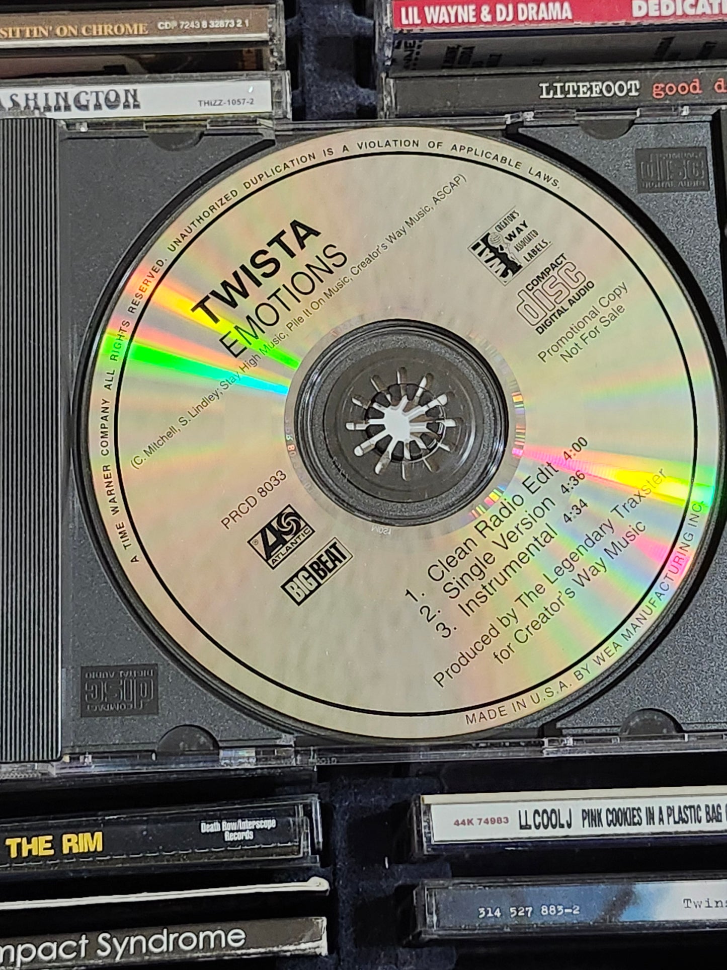 Twista – Emotions Promo Single CD Rare HTF OOP
