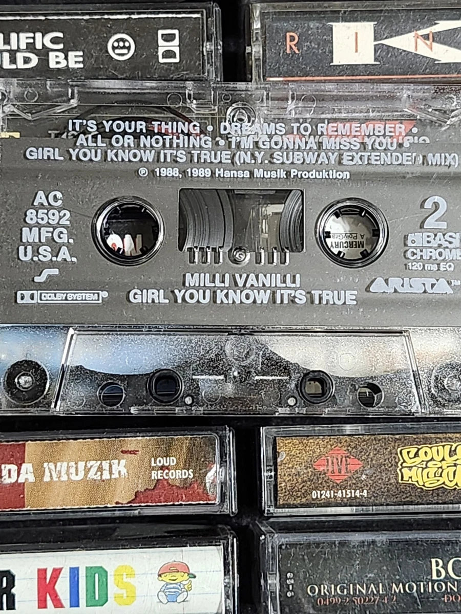 Milli Vanilli Cassette Tape Girl You Know It's True