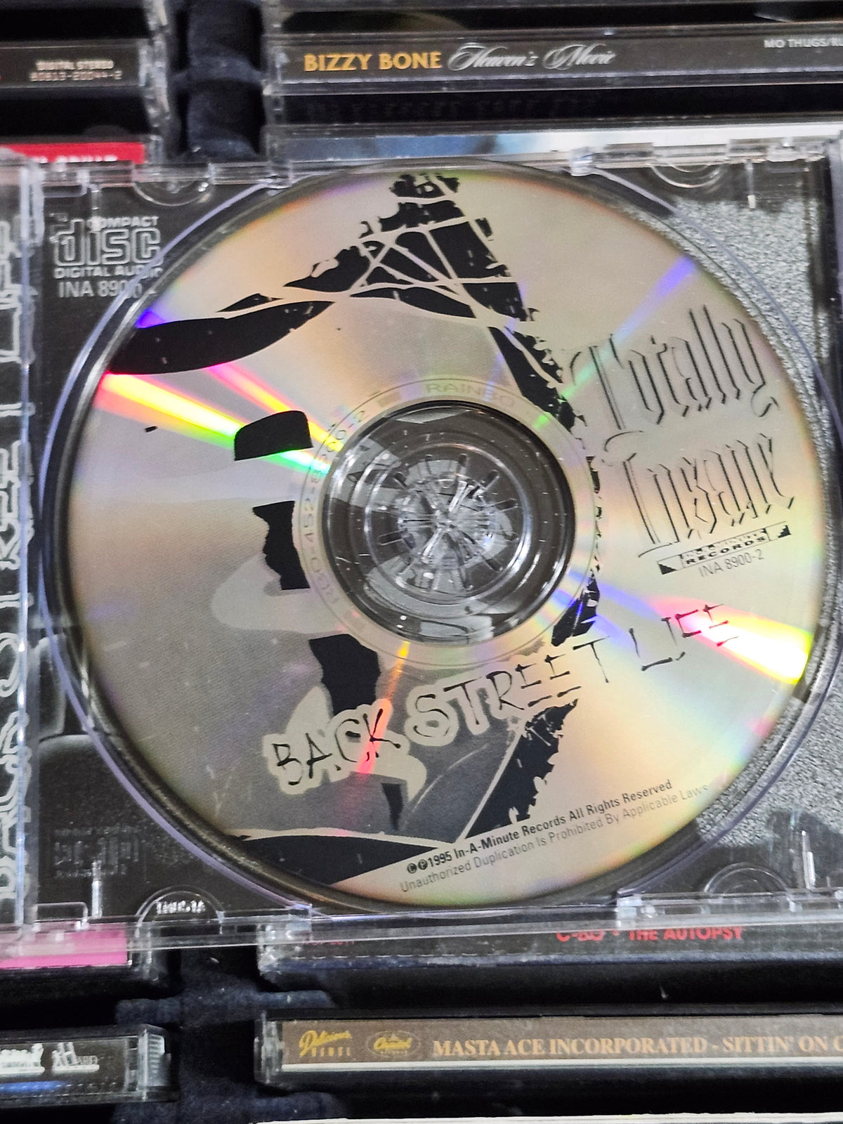 Totally Insane Back Street Life CD In A Minute Records G-Funk Rap Rare HTF OOP