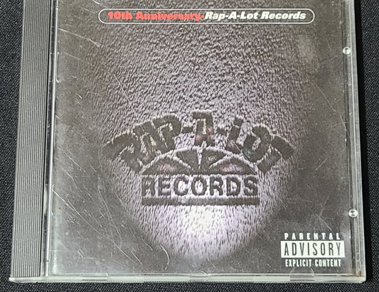 10th Anniversary Rap-A-Lot Records CD Geto Boys Scarface Do Or Die OOP HTF Rare