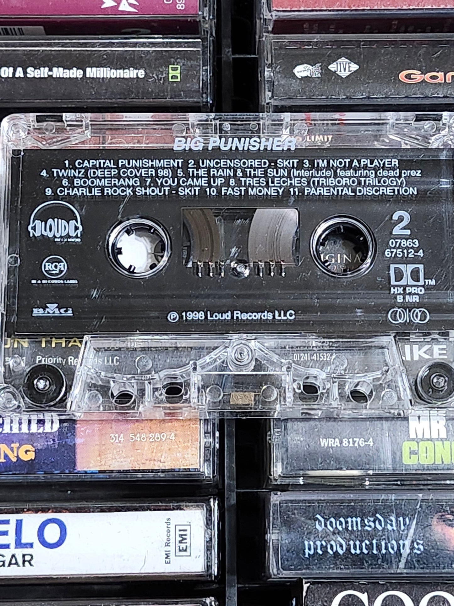 Big Pun Capital Punishment Cigarette Box Cassette Rare HTF OOP Rap