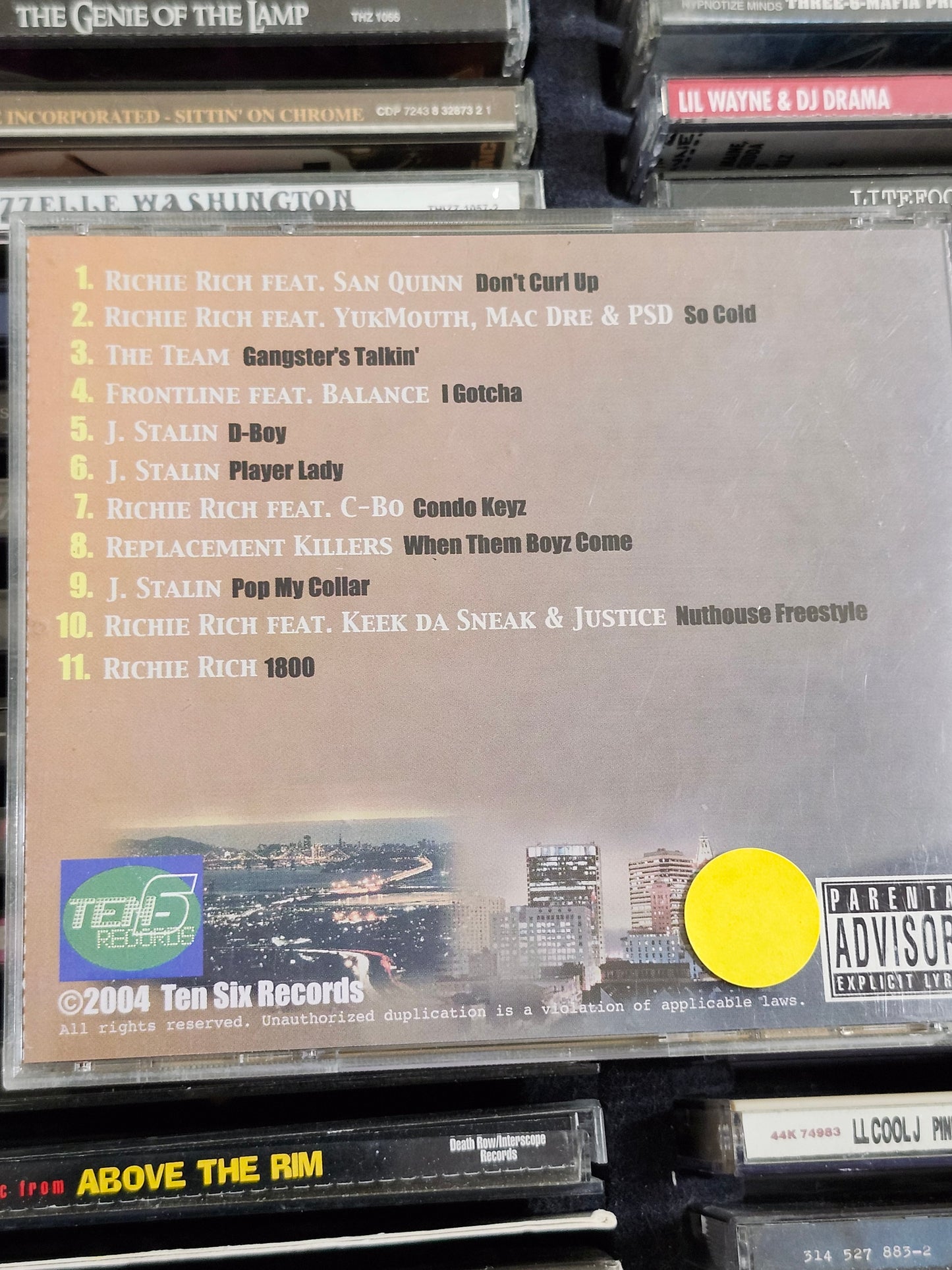 Richie Rich-  Grabs, Snatches & Takes CD Mac Dre J Stalin Keak C-Bo Rare HTF OOP