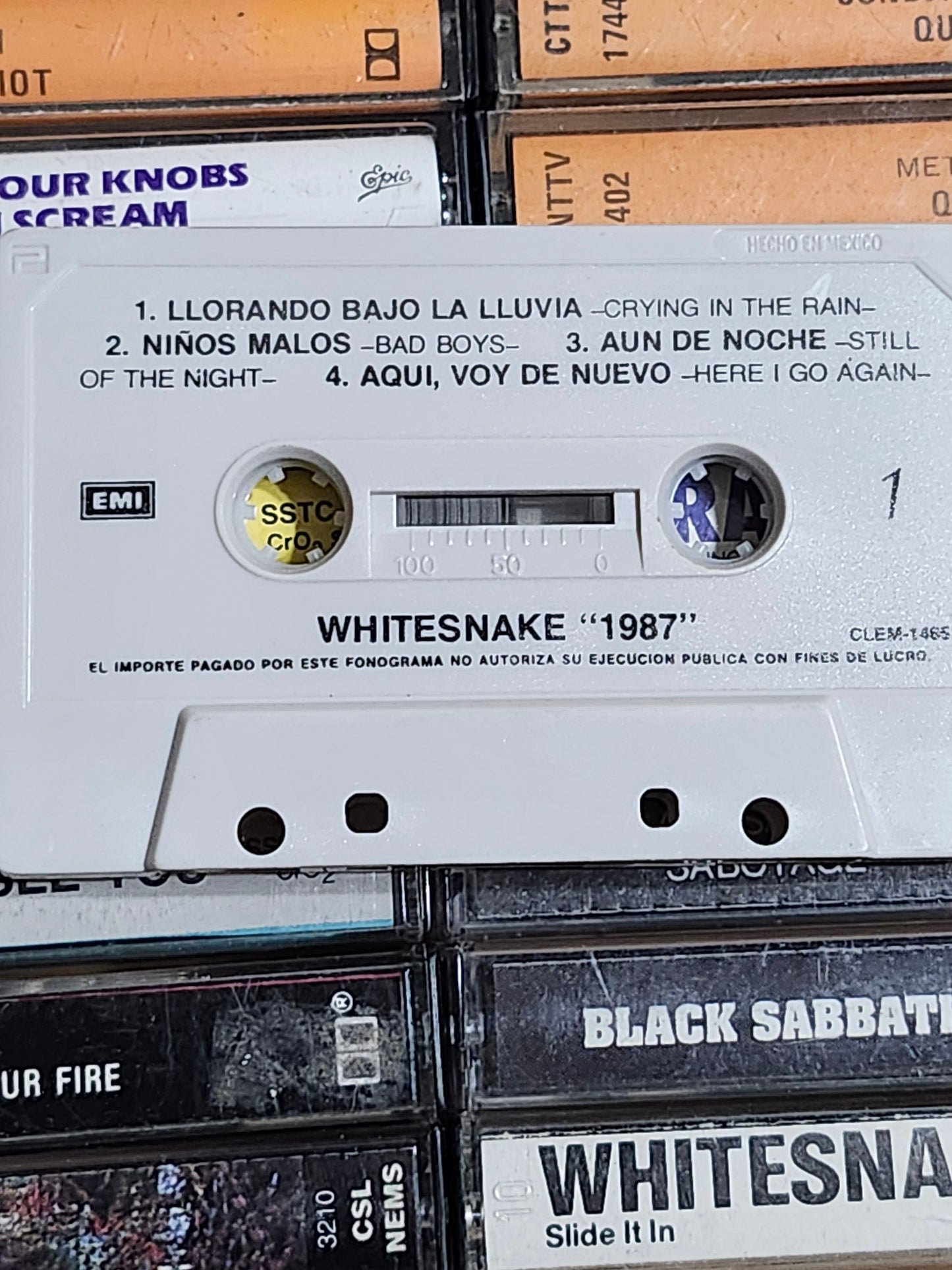 Whitesnake - 1987 Cassette Import Rare OOP HTF