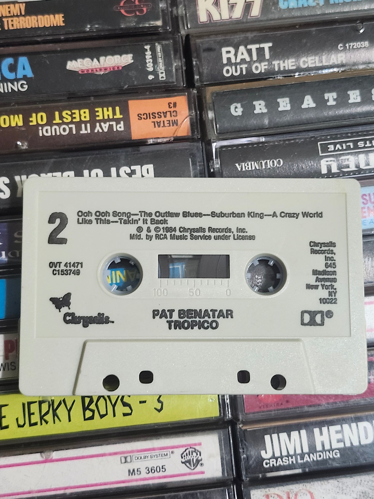 Pat Benatar Tropico Cassette Tape