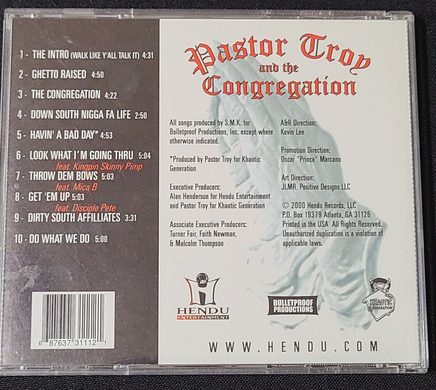 Pastor Troy and the Congregation Book I CD