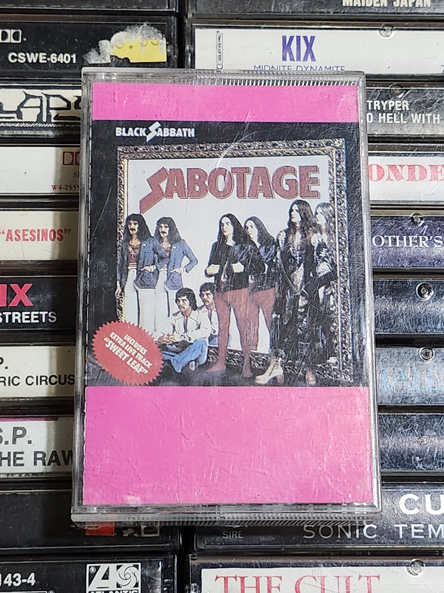 Black Sabbath - Sabotage - Cassette Tape