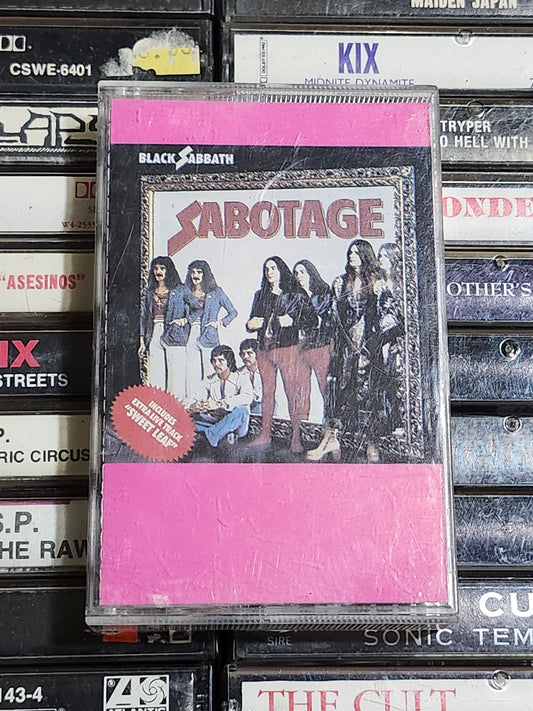 Black Sabbath - Sabotage - Cassette Tape