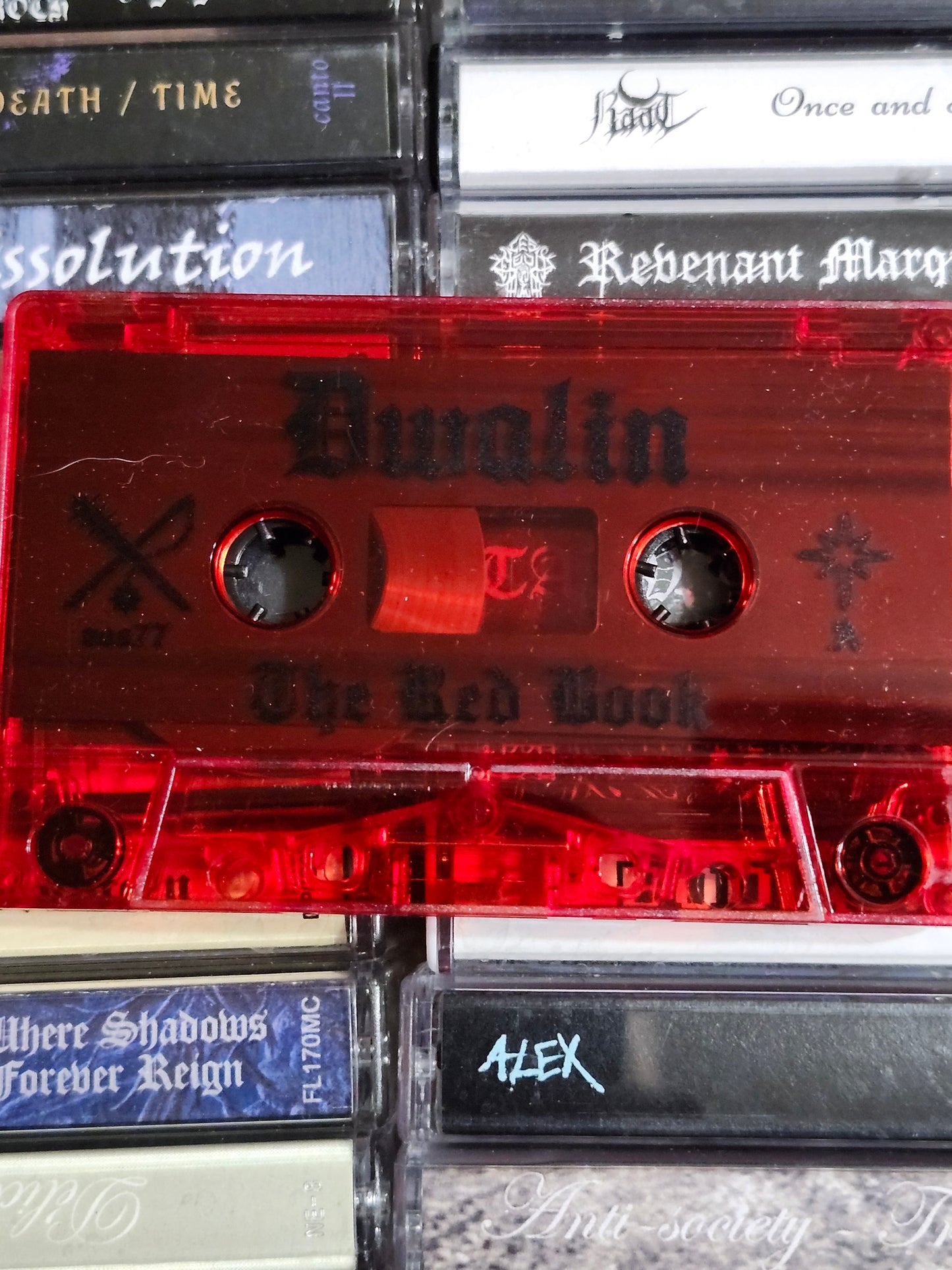 Dwalin ‎– The Red Book Cassette Rare HTF OOP Metal