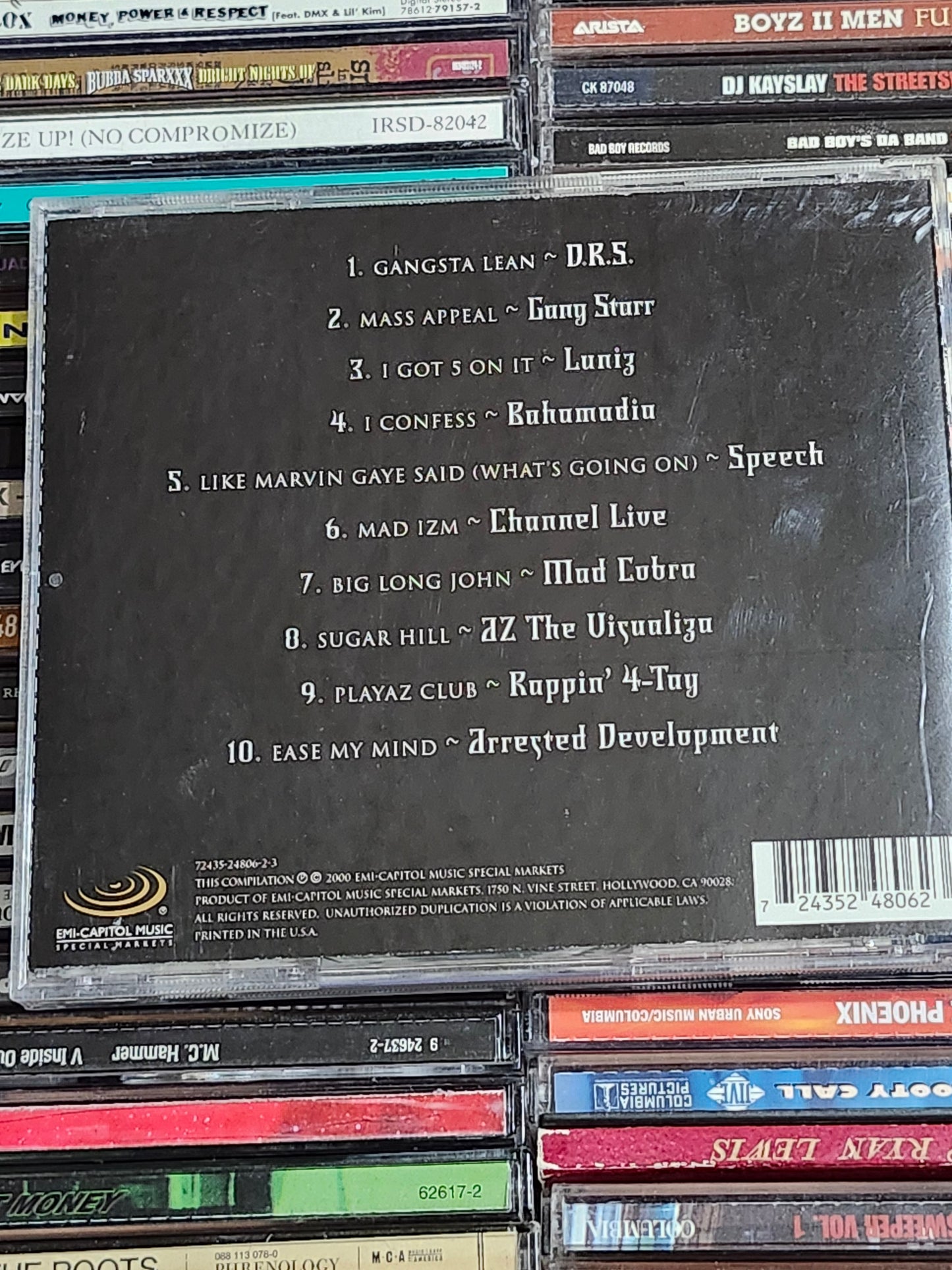 Rap Attack CD Gang Starr Mad Cobra  Luniz Rappin' 4-Tay  Arrested Development