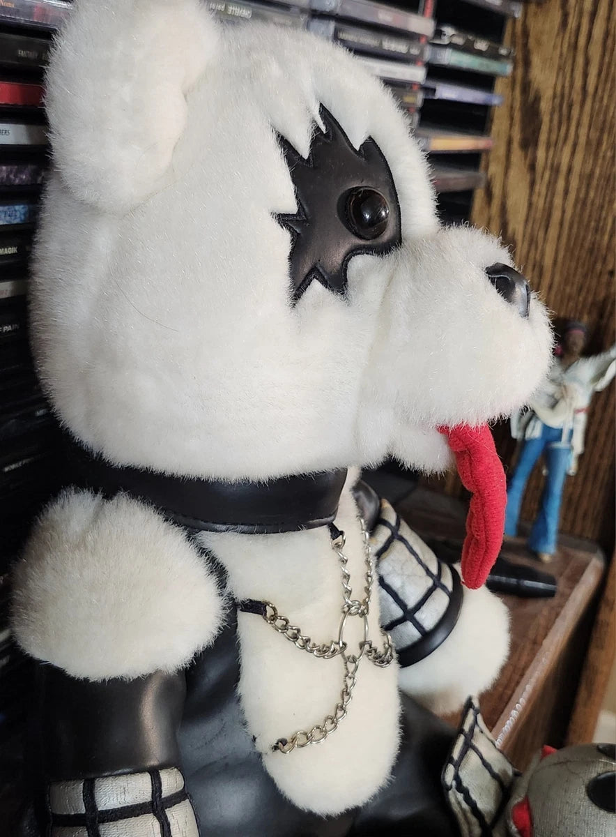 KISS Gene Simmons Limited Edition Love Gun Bear Stuffed Rare HTF 1998 Rock