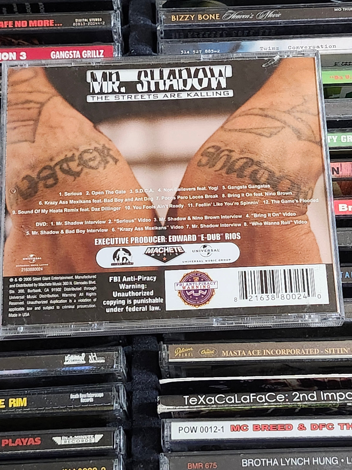 Mr Shadow The Streets Are Kalling CD Rare HTF OOP