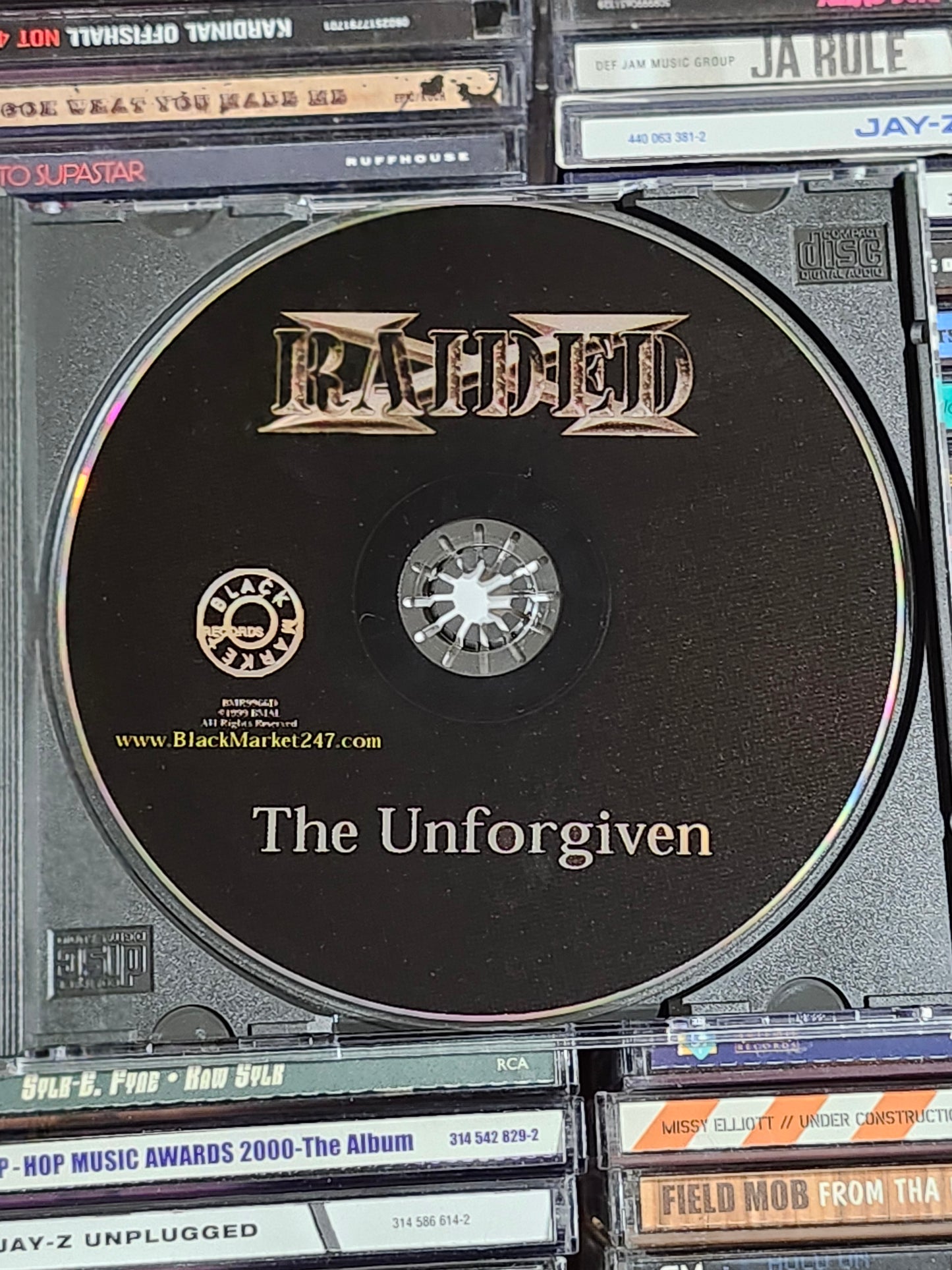 X-Raided The Unforgiven Vol. 1 CD Sacramento Rap Dott Dogg Rare OOP Black Market