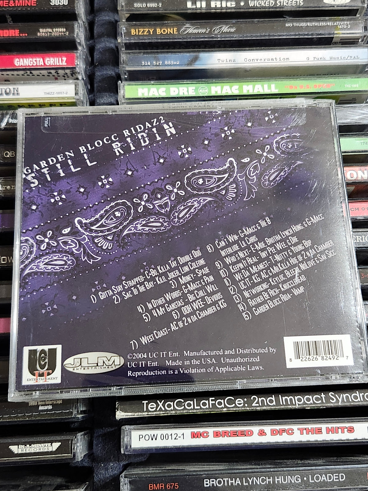 Garden Blocc Ridaz 2 - Still Ridin - CD Brotha Lynch Luni Coleone C-Bo T-Nutty