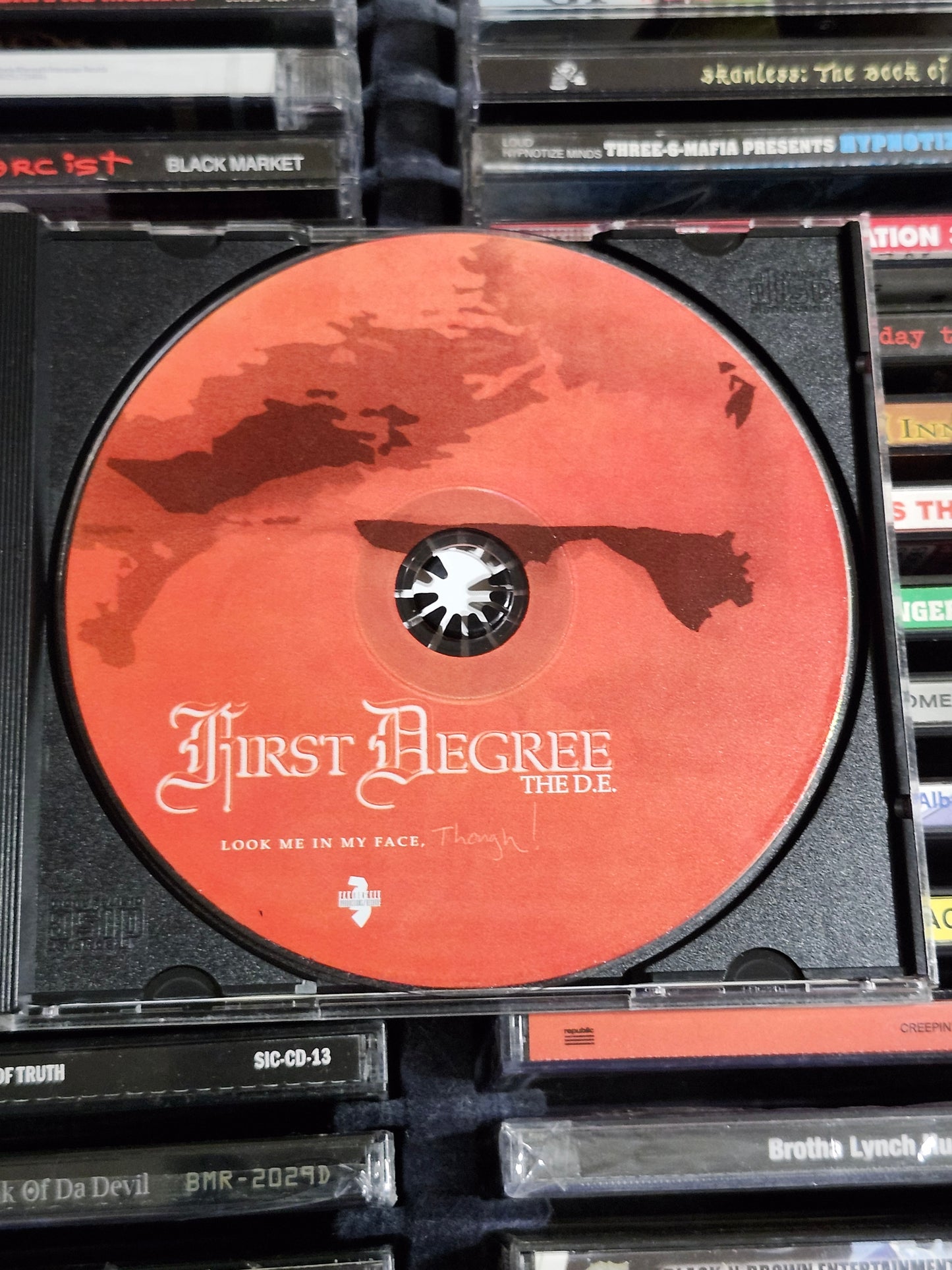 First Degree The D.E. - Look Me In The Face Though CD Brotha Lynch Norcal Rare