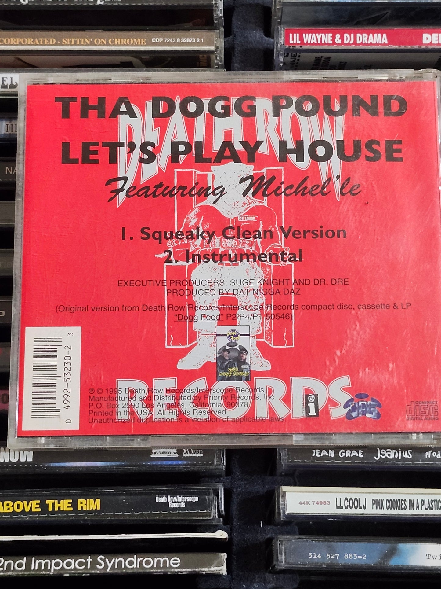 Tha Dogg Pound Featuring Michel le Lets Play House CD Single Death Row