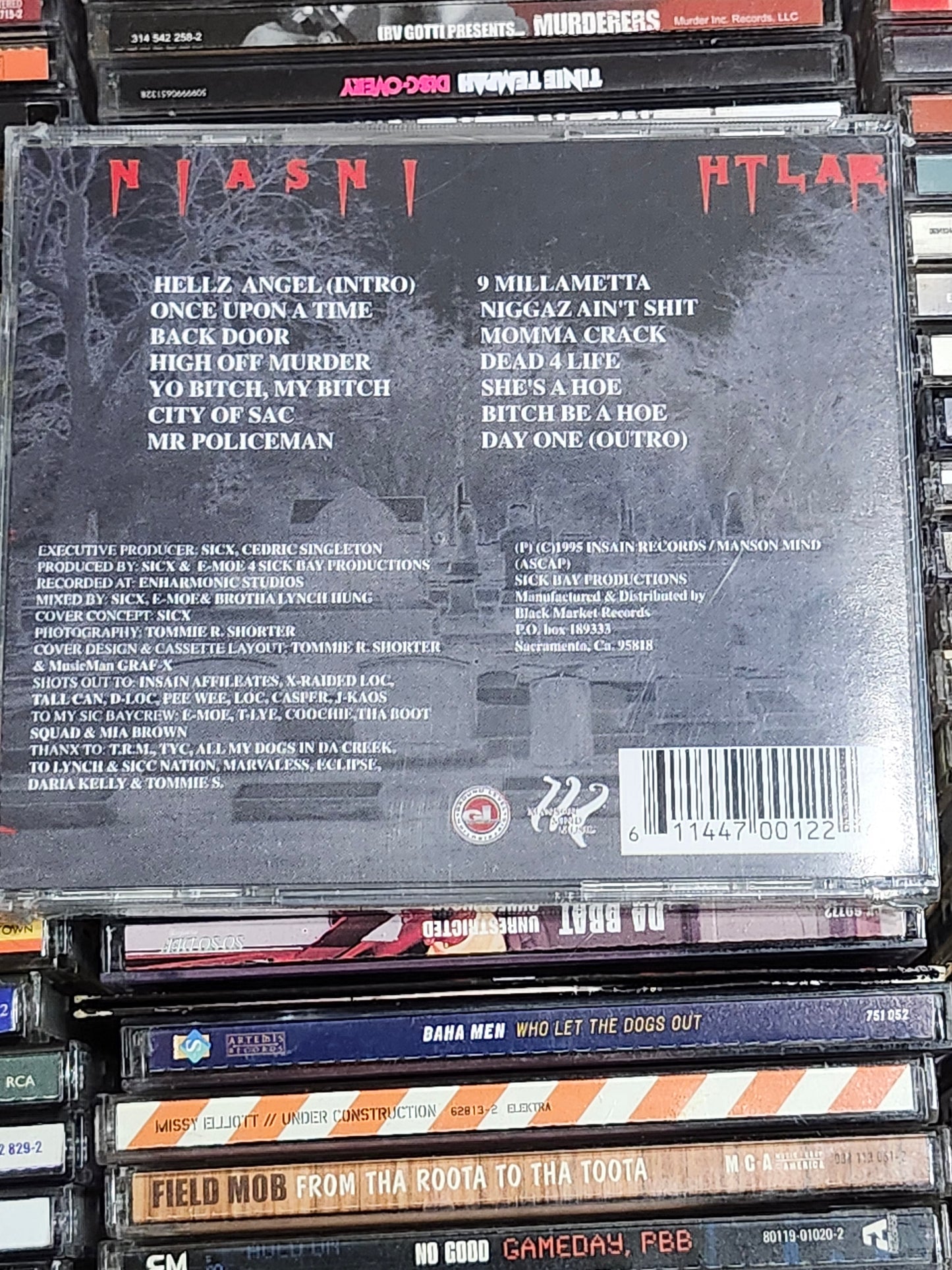 Sicx Dead 4 Life CD New Sealed HTF OOP Rare Black Market Brotha Lynch Norcal Rap