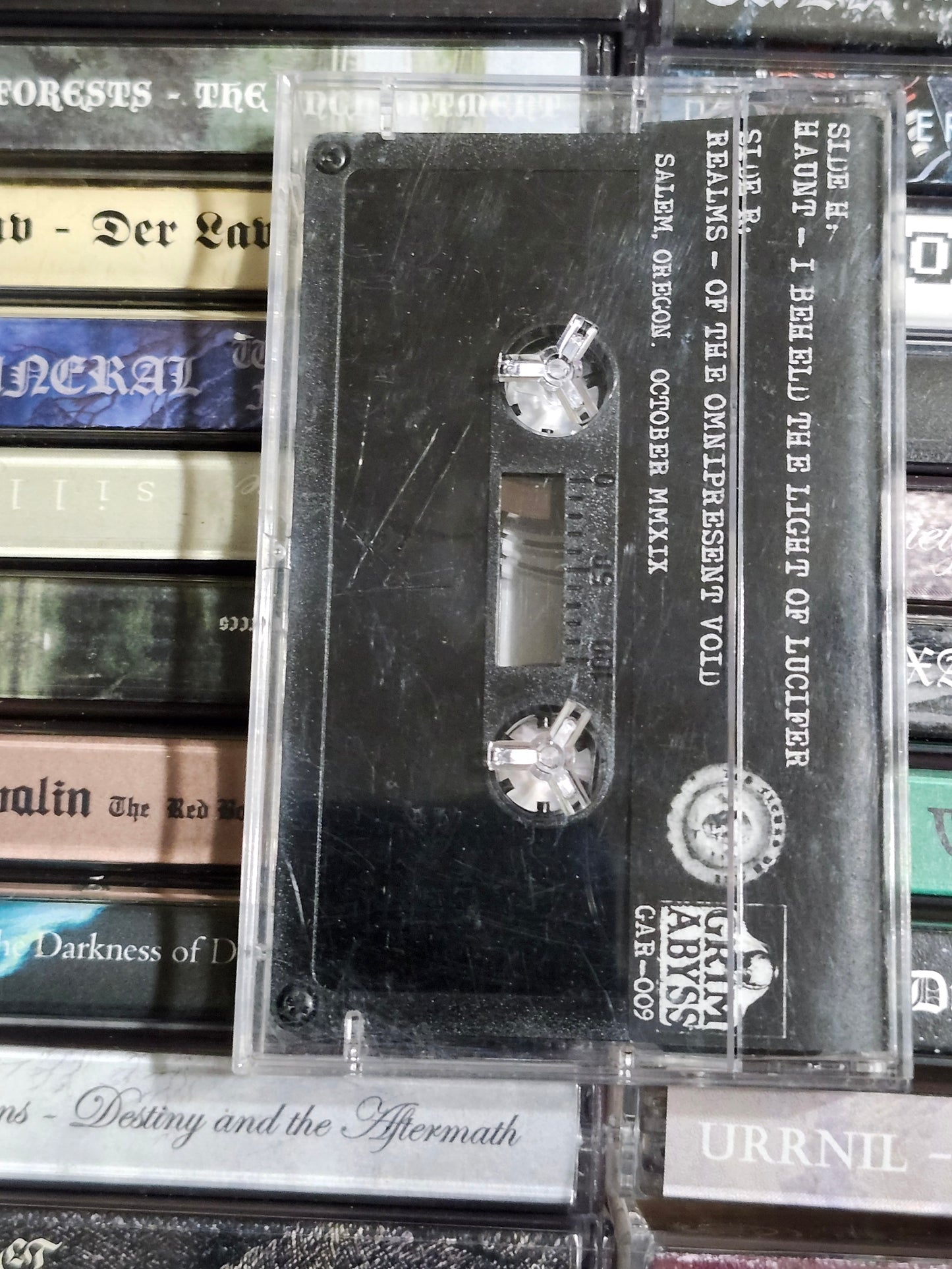 Haunt Realms Lux Nutricii Cassette Black Metal Rare HTF OOP