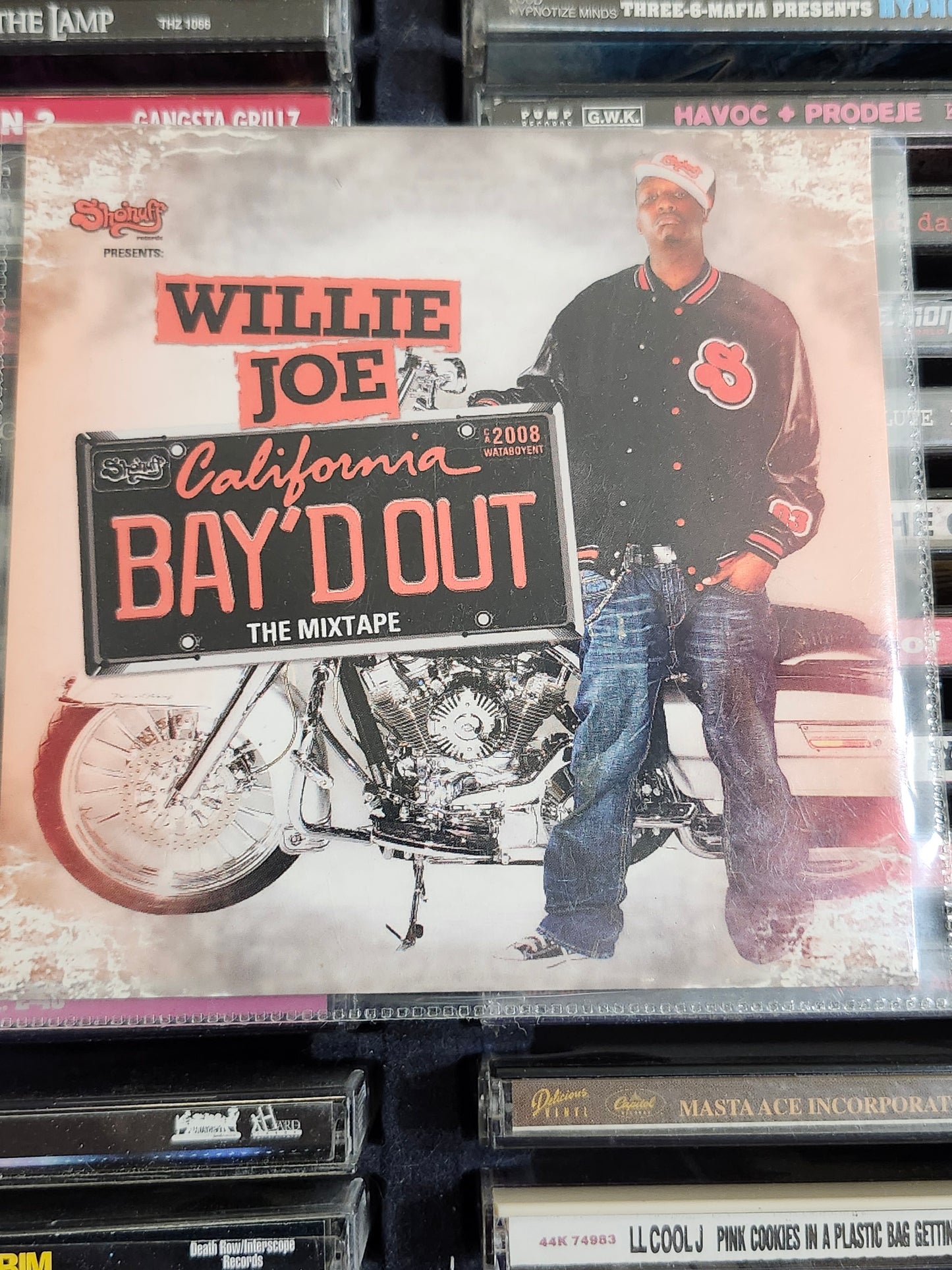 Willie Joe Bay'd Out CD Mixtape Rare HTF OOP Shady Nate Mistah FAB Dru Down