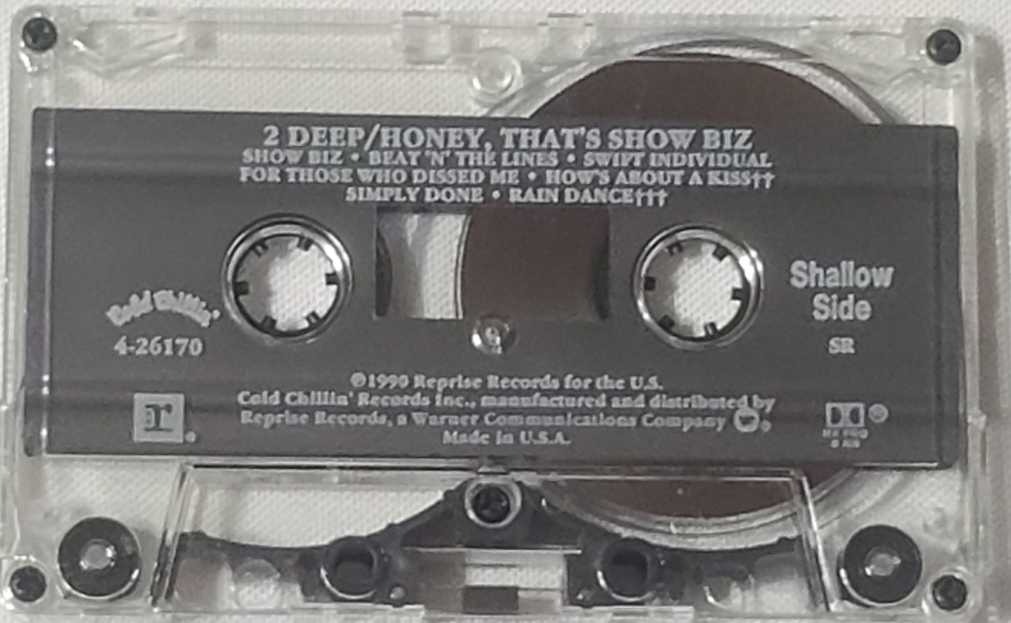 2 Deep Honey, That's Show Biz Cassette Tape