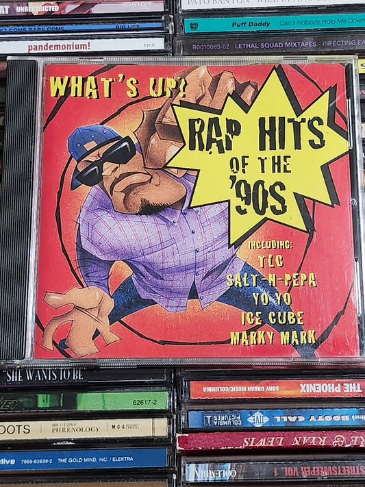 What's Up Rap Hits Of The 90s CD Rare HTF OOP Ice Cube Kid N Play TLC MC Breed