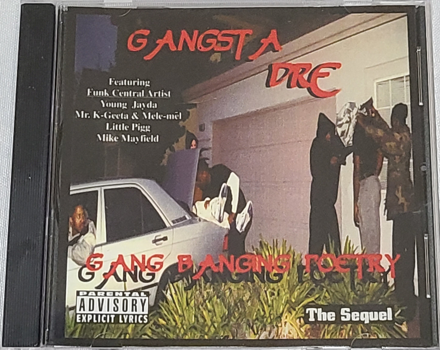 Gangsta Dre ‎Gang Banging Poetry CD Black Market Records Rare HTF OOP Rap