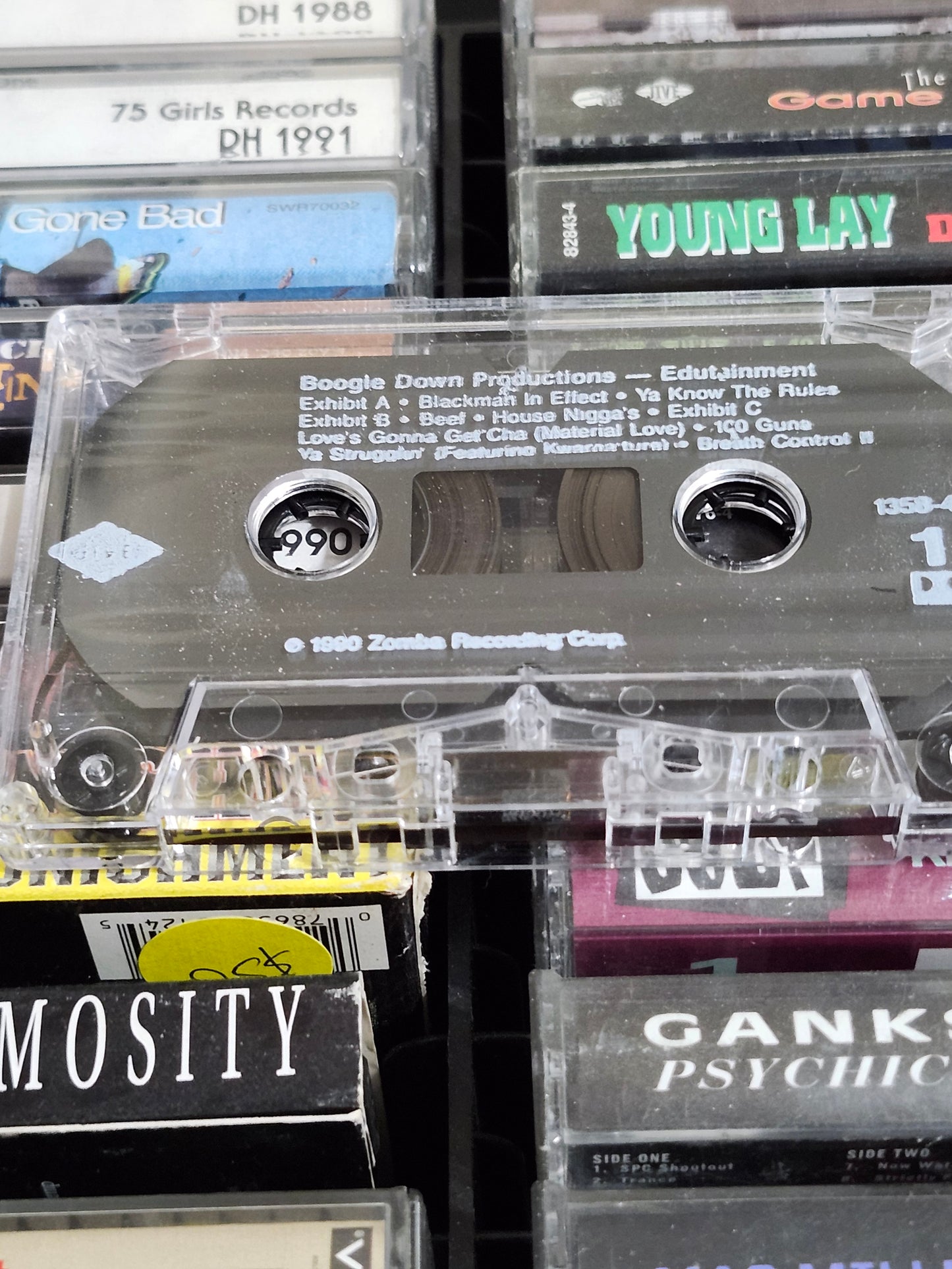 Boogie Down Productions Edutainment Cassette Tape KRS-ONE