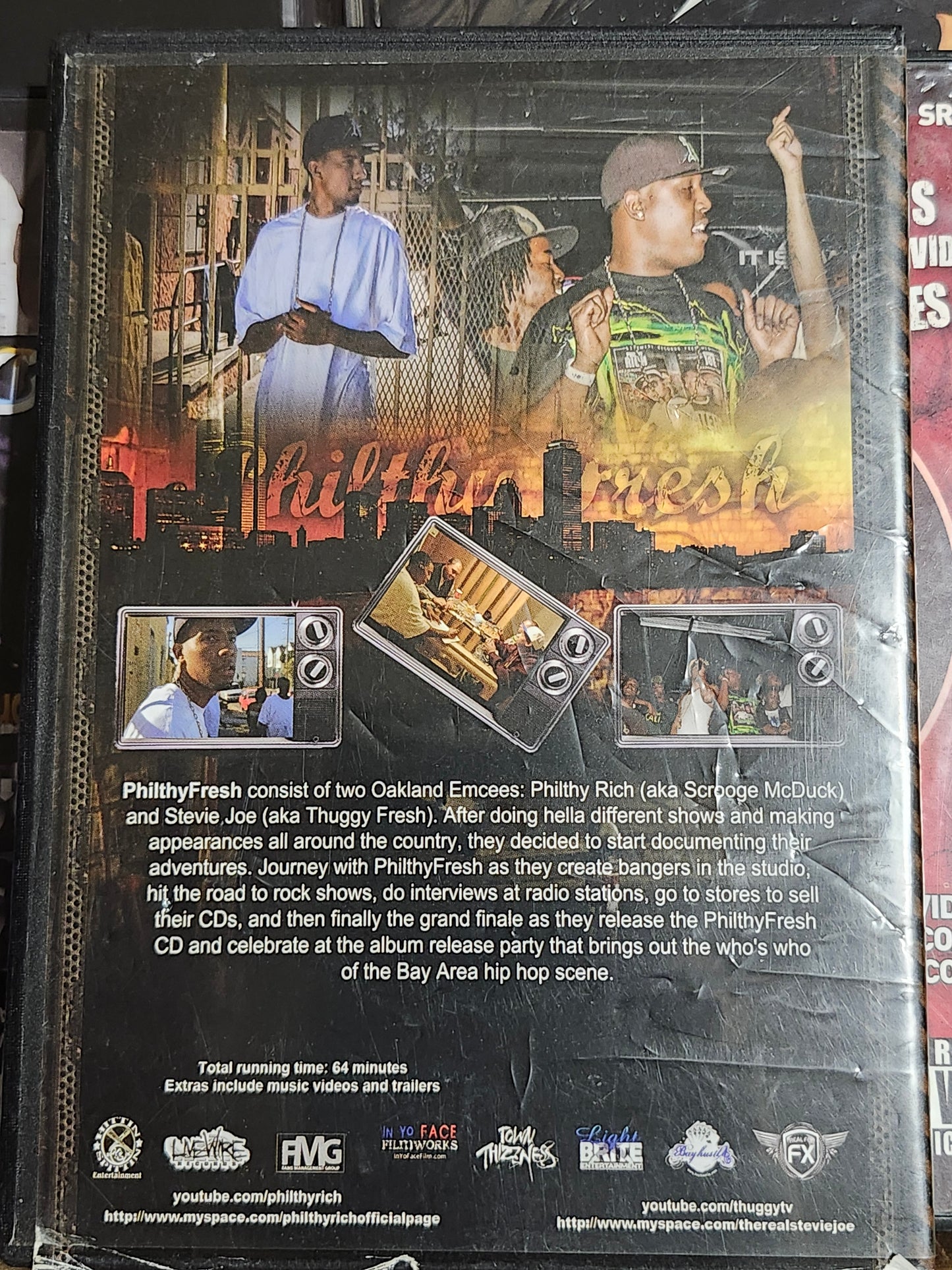 Philthy Fresh DVD LiveWire Philthy Rich Oakland Bay Area Rare