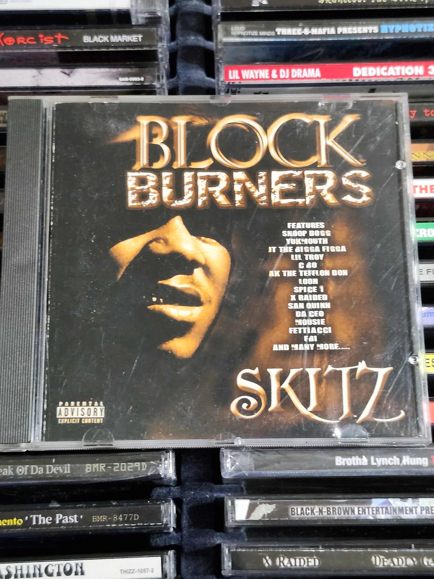 Skitz Block Buners CD X-Raided San Quinn Yukmouth C-Bo Spice 1 Snoop Dogg Rare