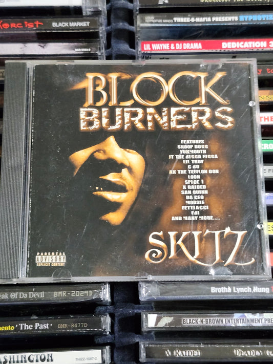 Skitz Block Buners CD X-Raided San Quinn Yukmouth C-Bo Spice 1 Snoop Dogg Rare