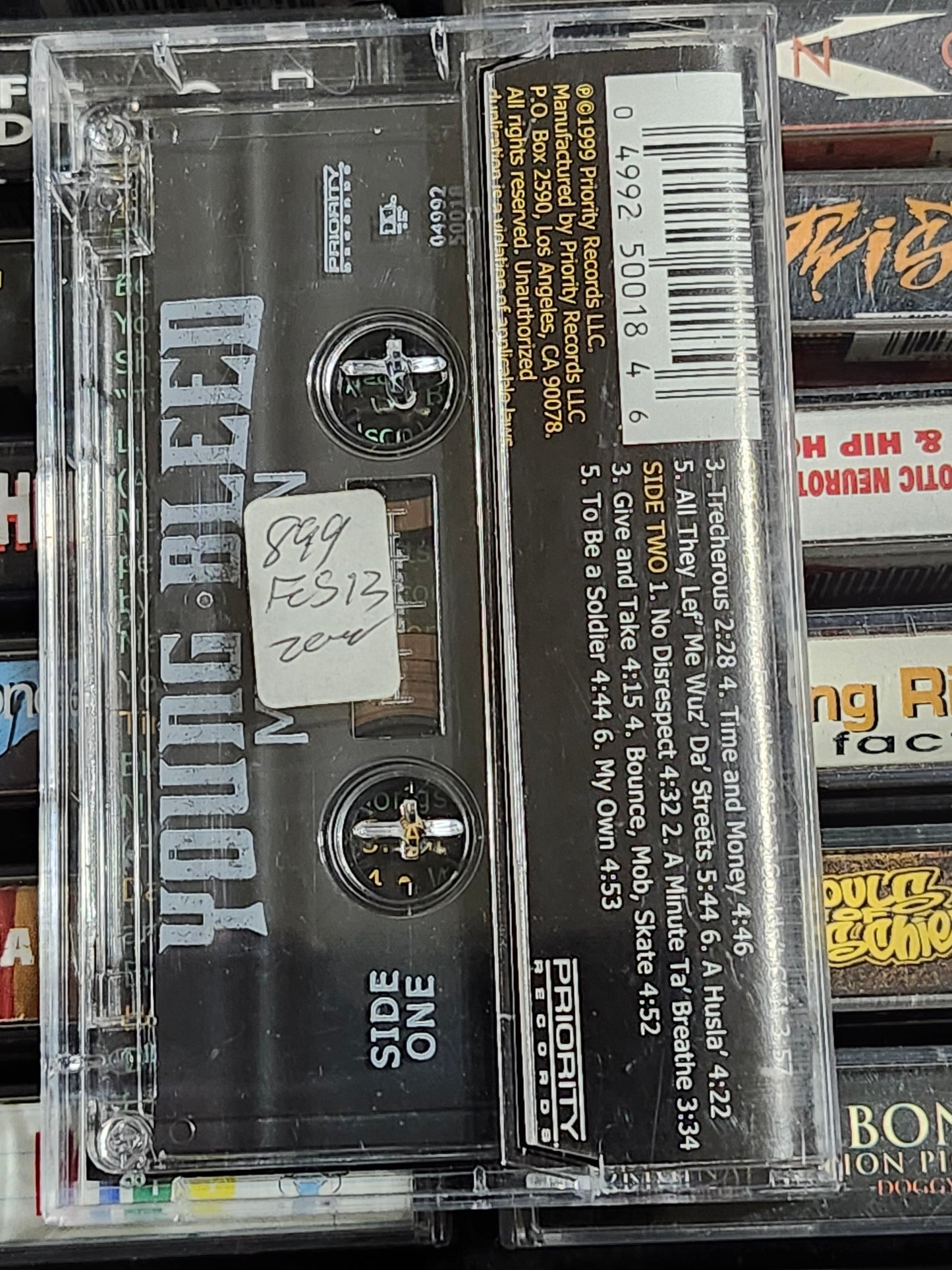 Young Bleed My Own Cassette Tape Rap Too Short Daz Rare HTF OOP