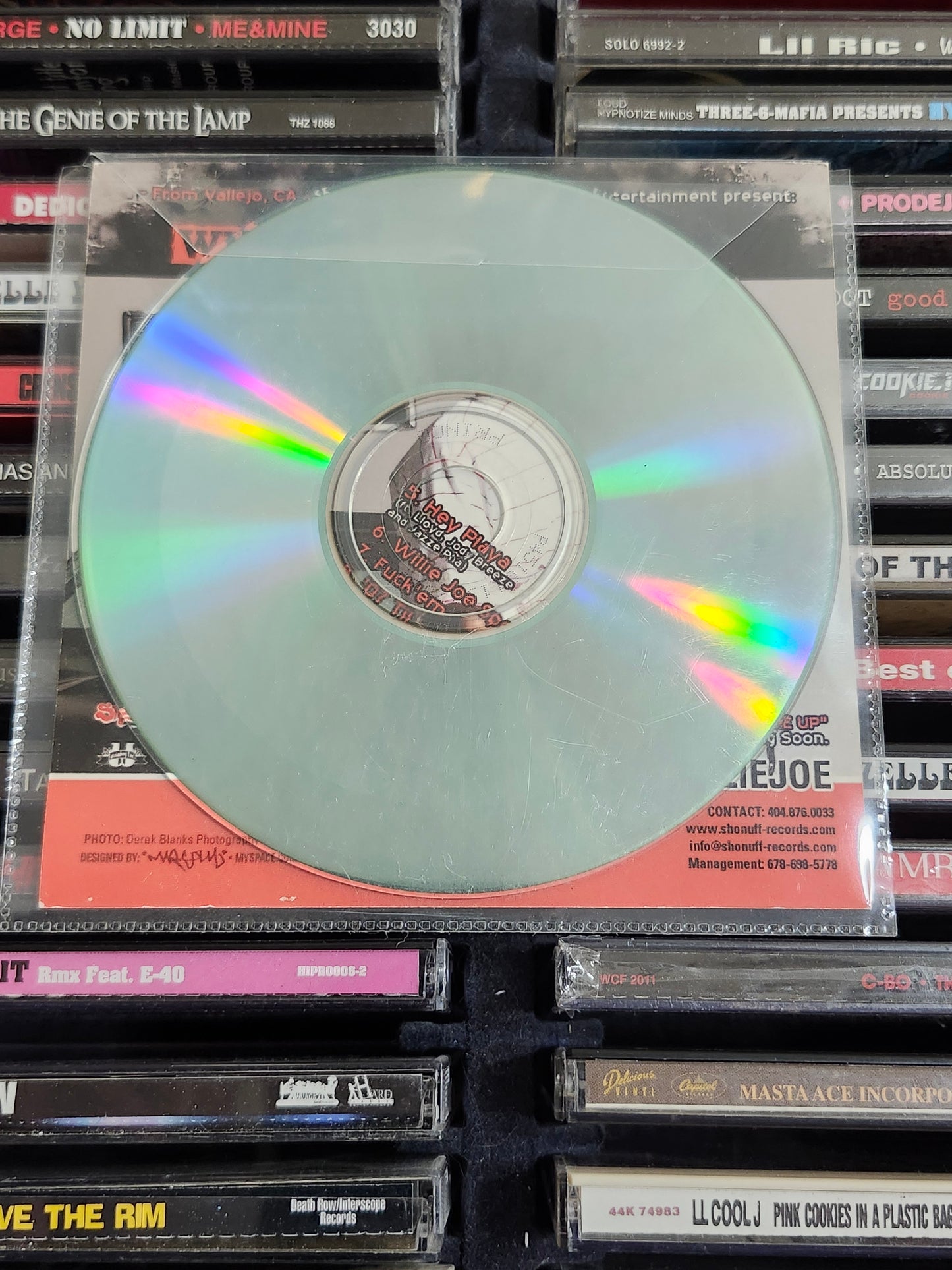 Willie Joe Bay'd Out CD Mixtape Rare HTF OOP Shady Nate Mistah FAB Dru Down