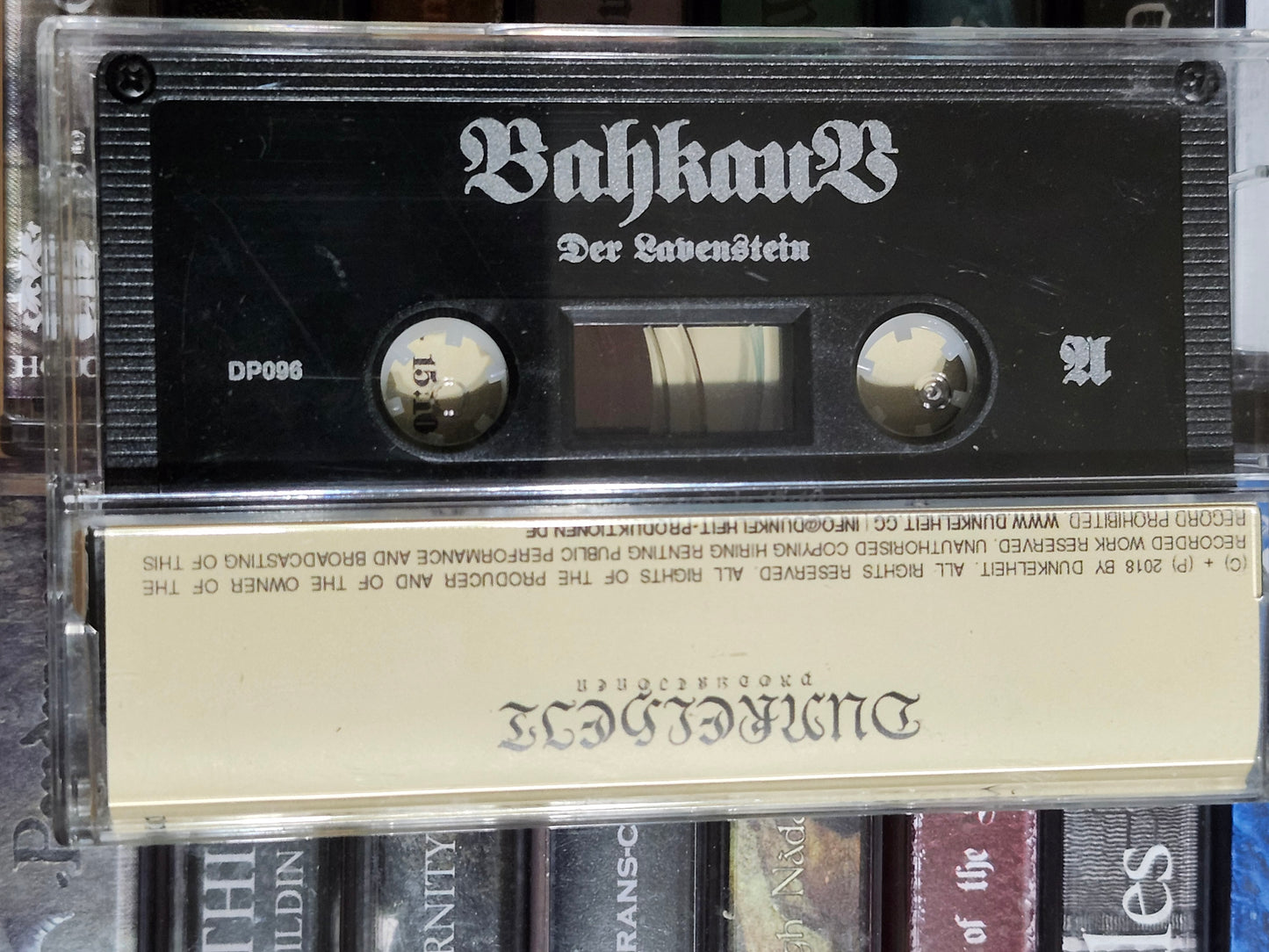 Bahkauv Der Lavenstein Cassette Rare HTF OOP Metal