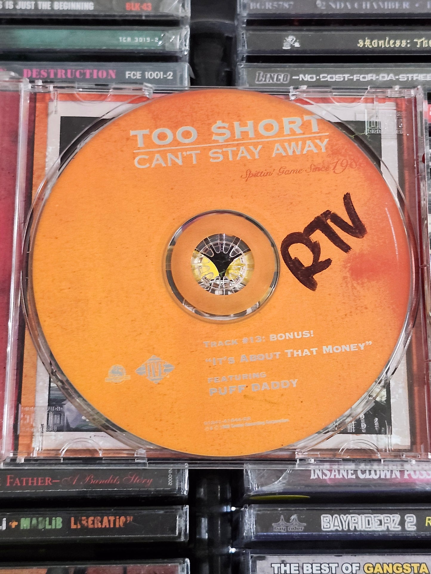Too $hort - Can't Stay Away CD E-40 Jay-Z Eightball MJG B-Legit Short